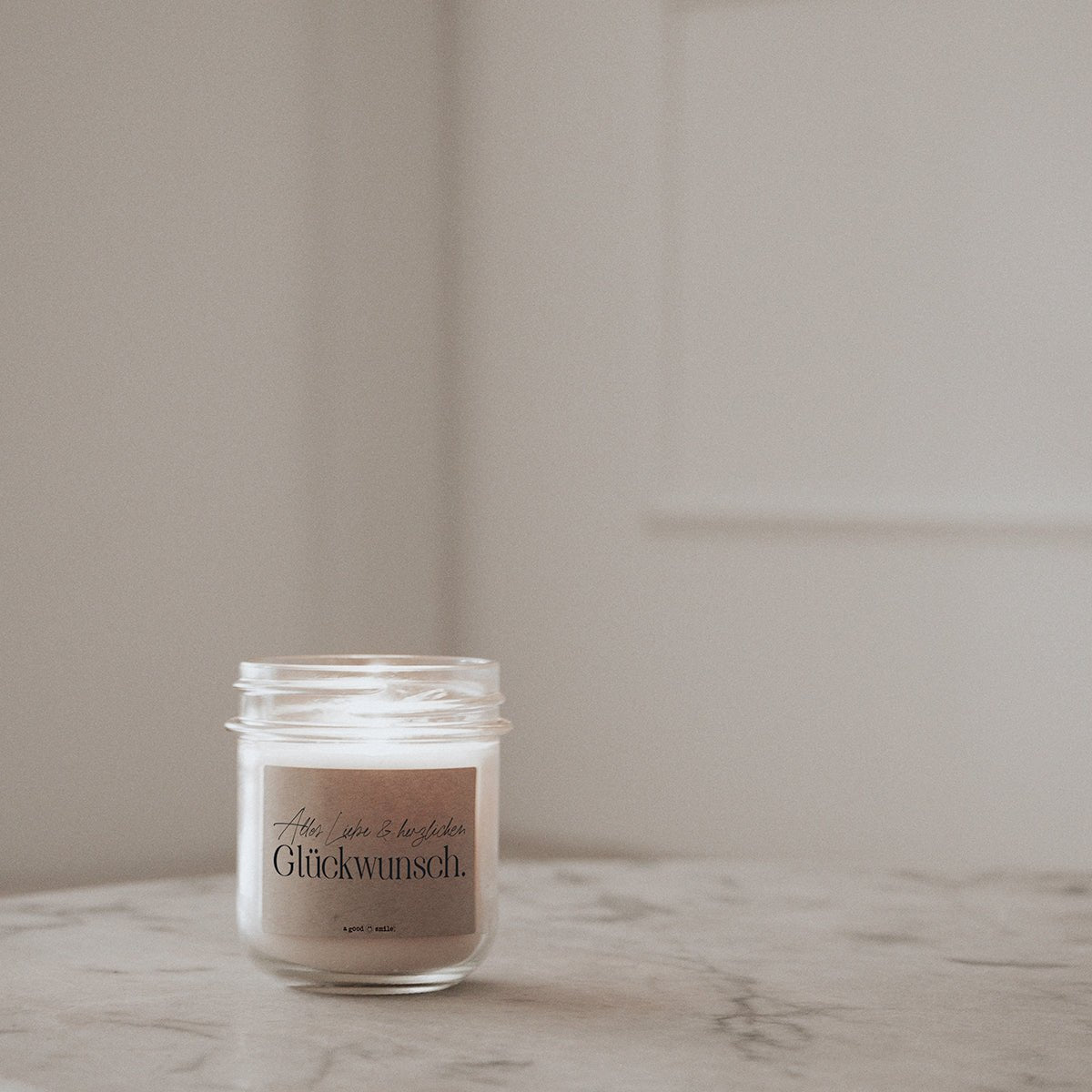 a good smile Kerze im Glas ALLES LIEBE | 7x8cm - Sir Henrys