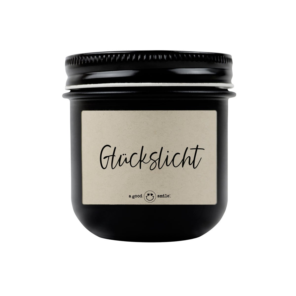 a good smile Kerze im Glas GLÜCKSLICHT | 7x8cm - Sir Henrys