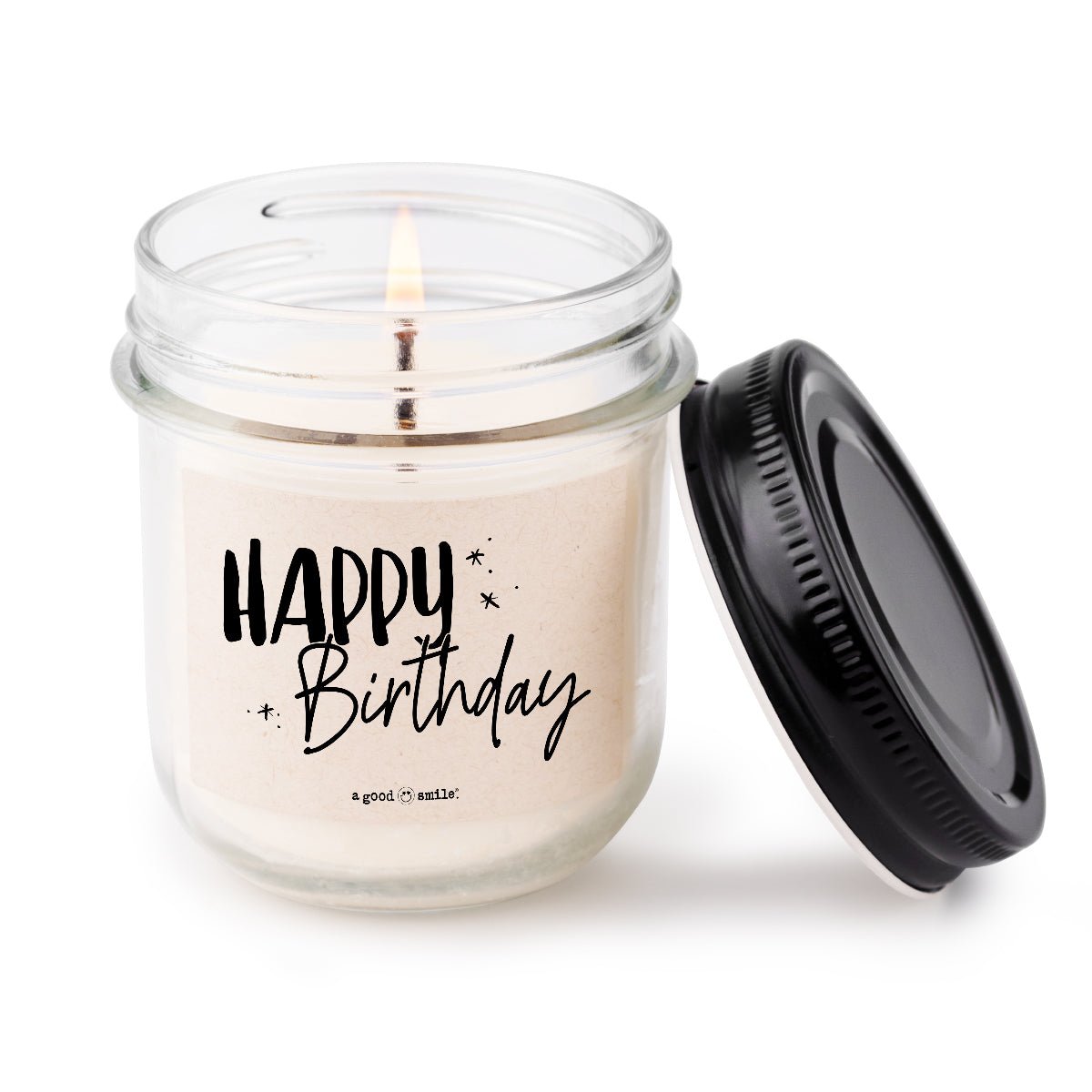 a good smile Kerze im Glas HAPPY BIRTHDAY | 7x8cm - Sir Henrys