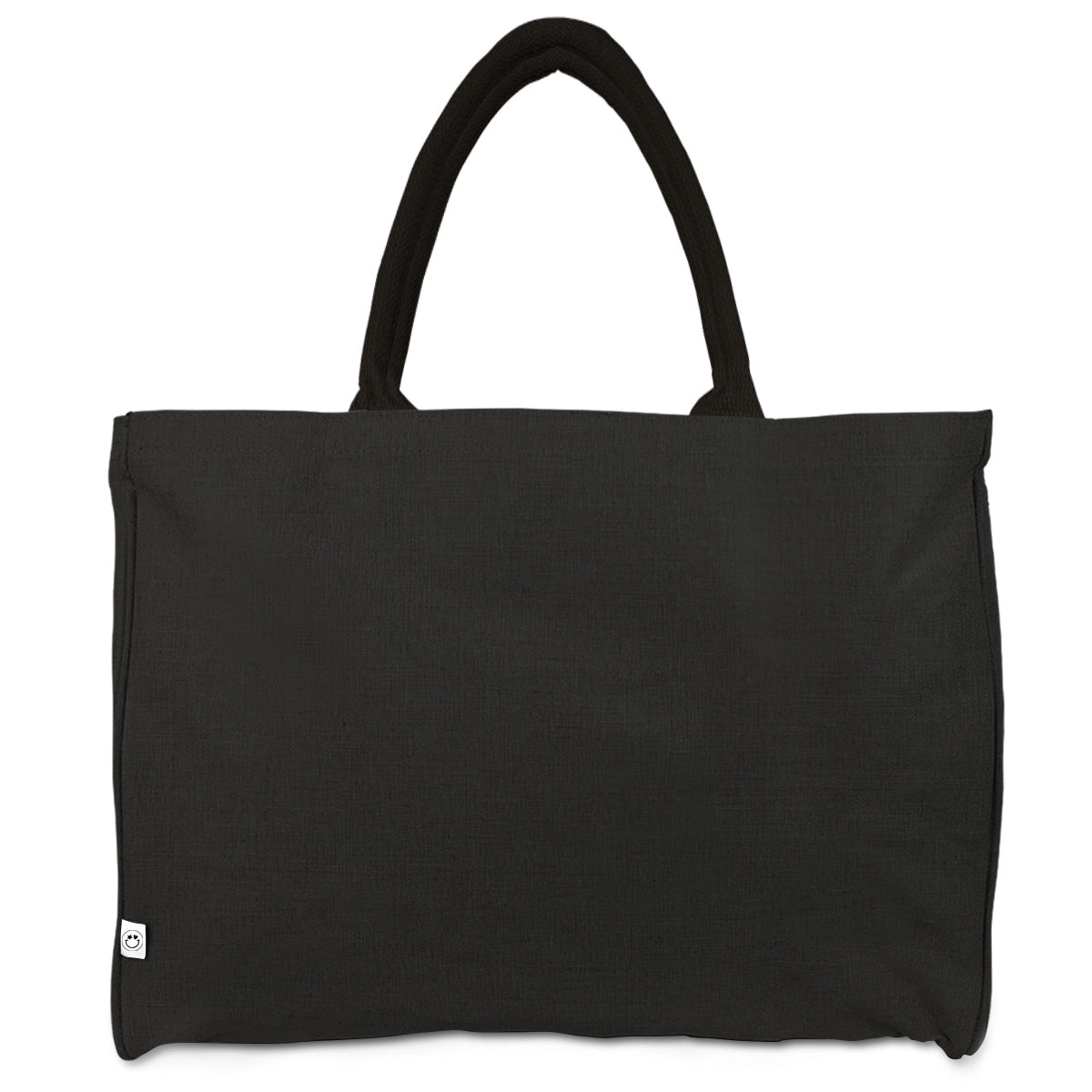 a good smile Shopping Bag Canvas Maxi uni schwarz - Sir Henrys