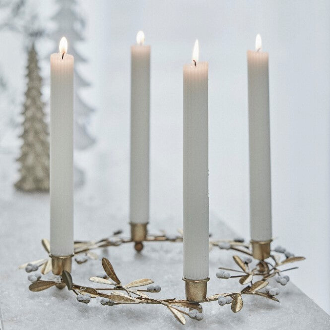 Lene Bjerre Adventskranz MISSIA Eisen gold | Ø 33cm