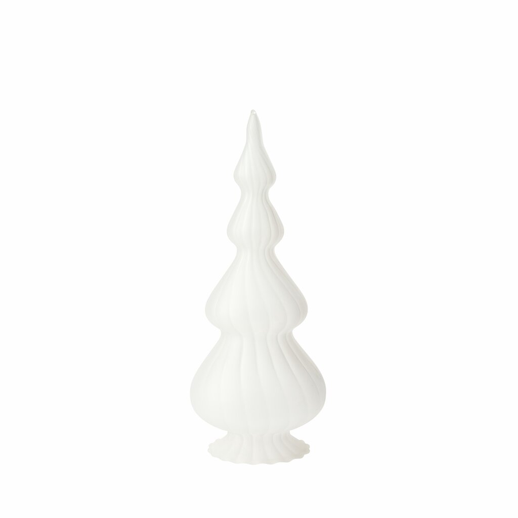 Lene Bjerre Weihnachtsdekoration ASTA S weiß Glas | Ø8x19,5 cm