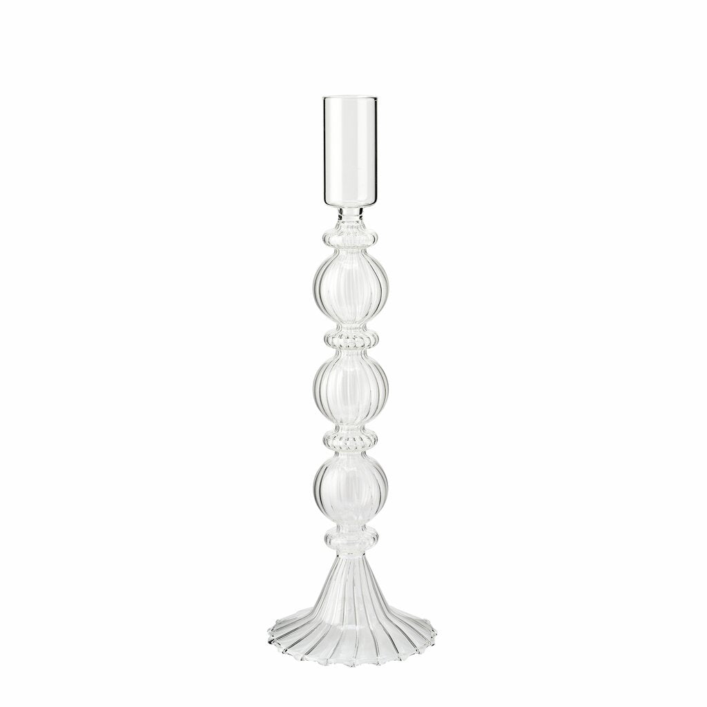 Lene Bjerre Kerzenständer ASTILLA klar Glas | 25,5 cm