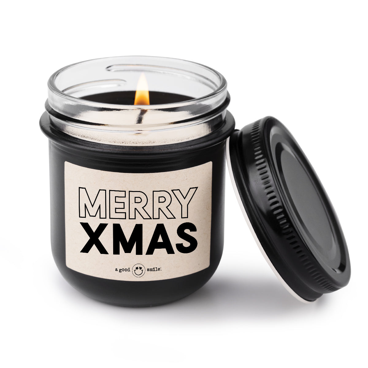 a good smile Kerze im Glas MERRY CHRISTMAS | 7x8cm