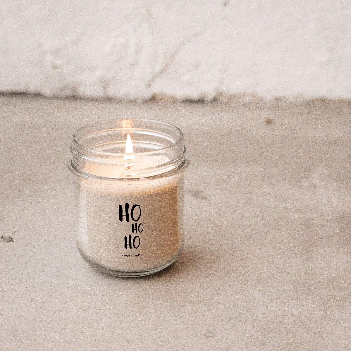 a good smile Kerze im Glas HOHOHO | 7x8cm