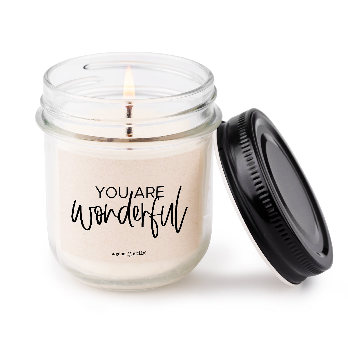 a good smile Kerze im Glas YOU ARE WONDERFUL | 7x8cm