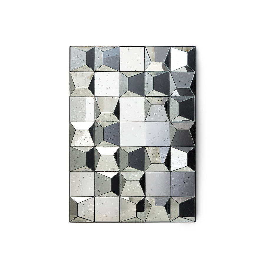 HKliving Spiegel Kunstwerk RELIEF MIRROR | 60x85x5cm