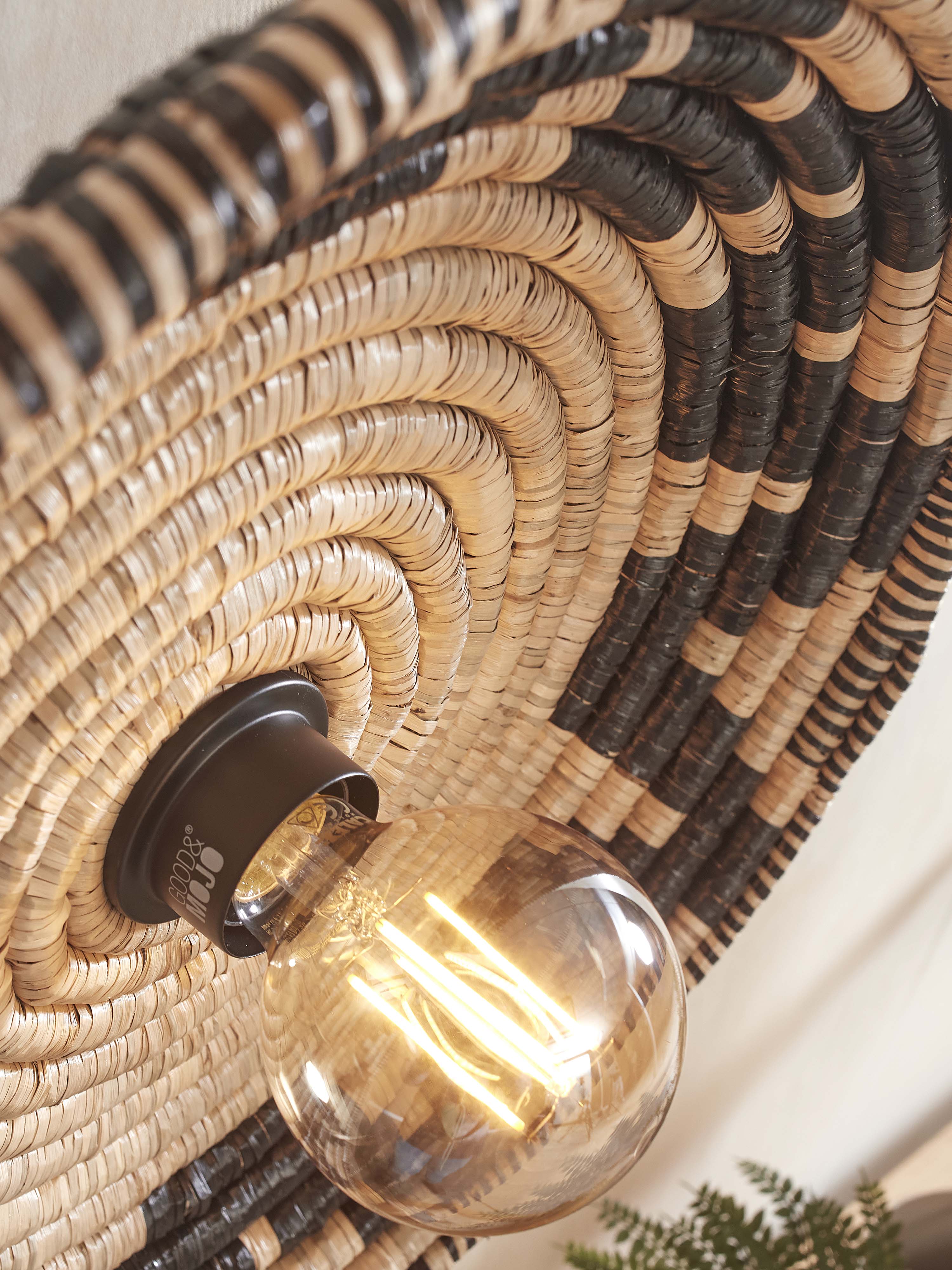 Good&Mojo Deckenlampe ANDROS gemischt | 45x45x6cm
