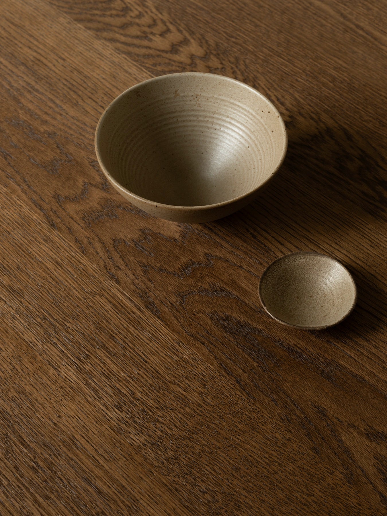 by Crea® Esstisch ANN Dunkle Eiche Massivholz