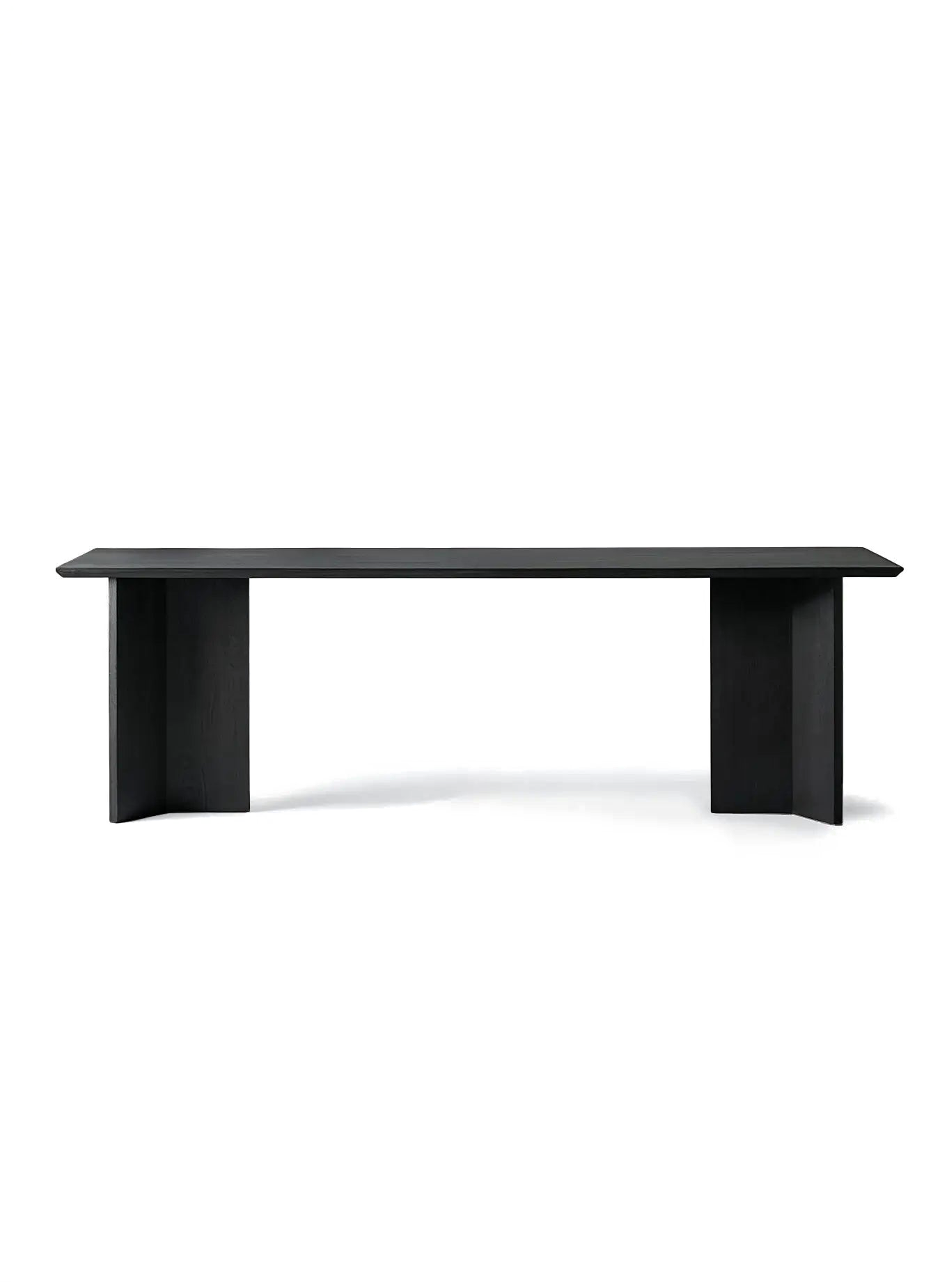 by Crea® Esstisch ANN Schwarze Eiche Massivholz