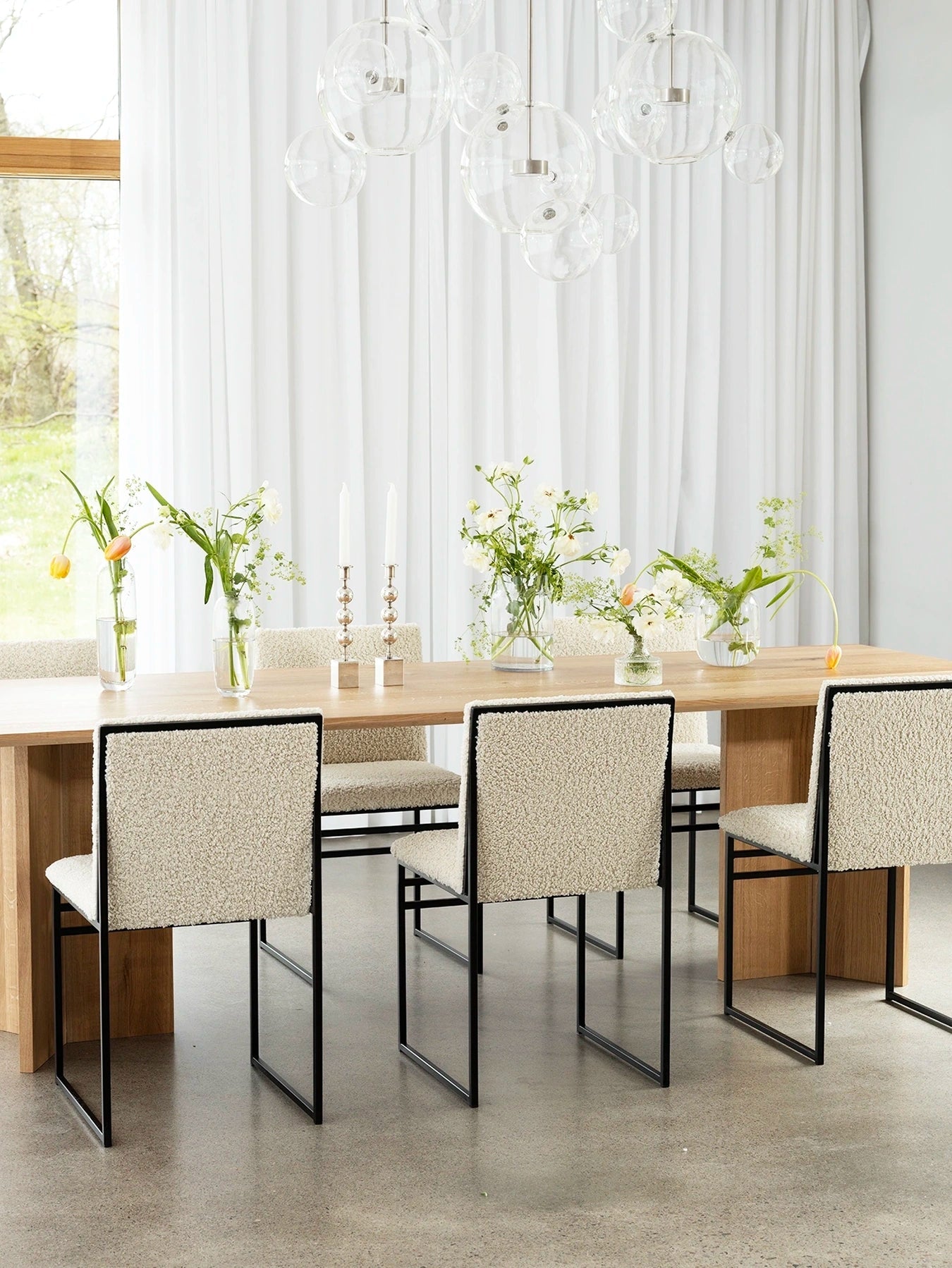 by Crea® Esstisch ANN Eiche Natur Massivholz