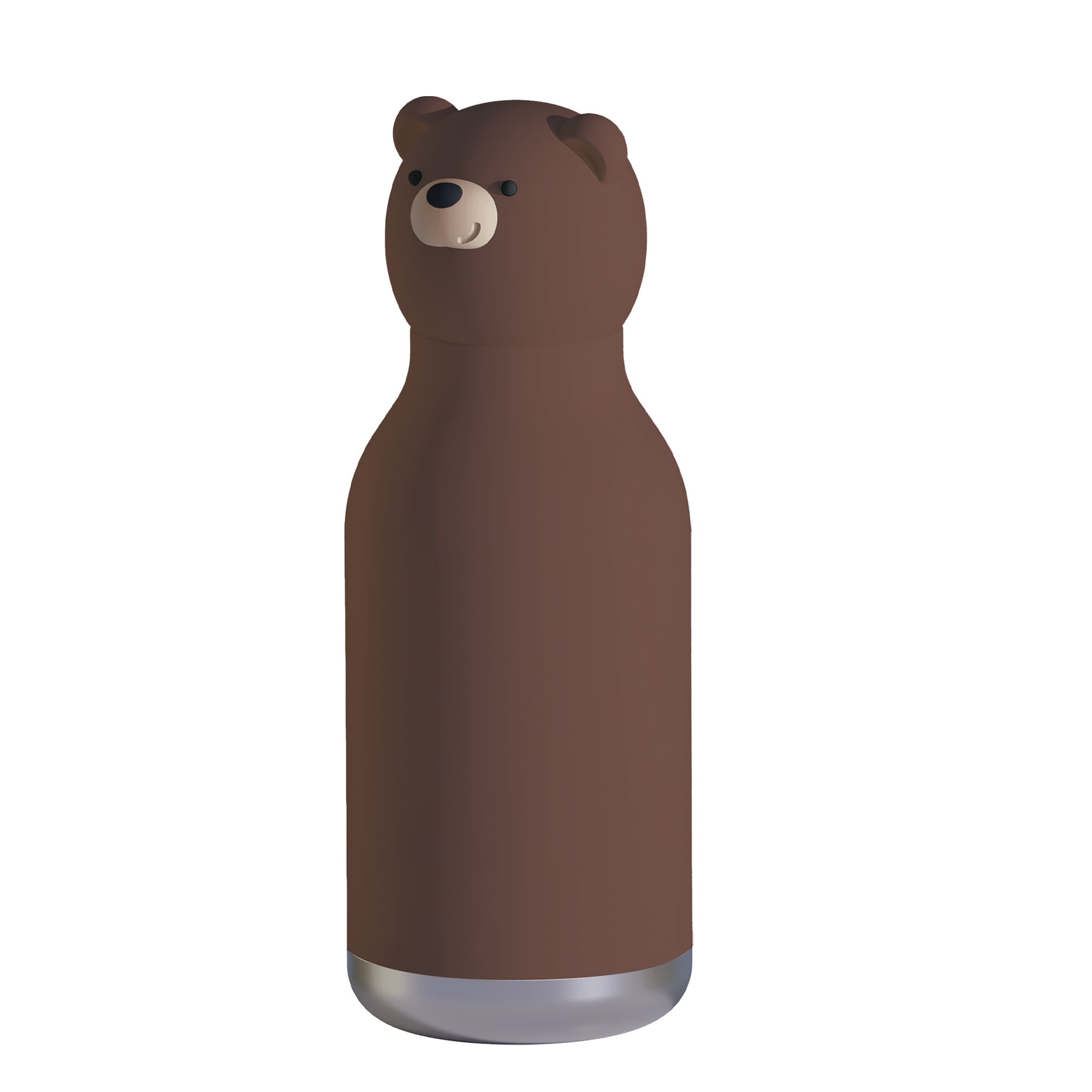 Asobu® Kindertrinkflasche BESTIE mit Strohhalm 460ml - BRAUNBÄR - Sir Henrys