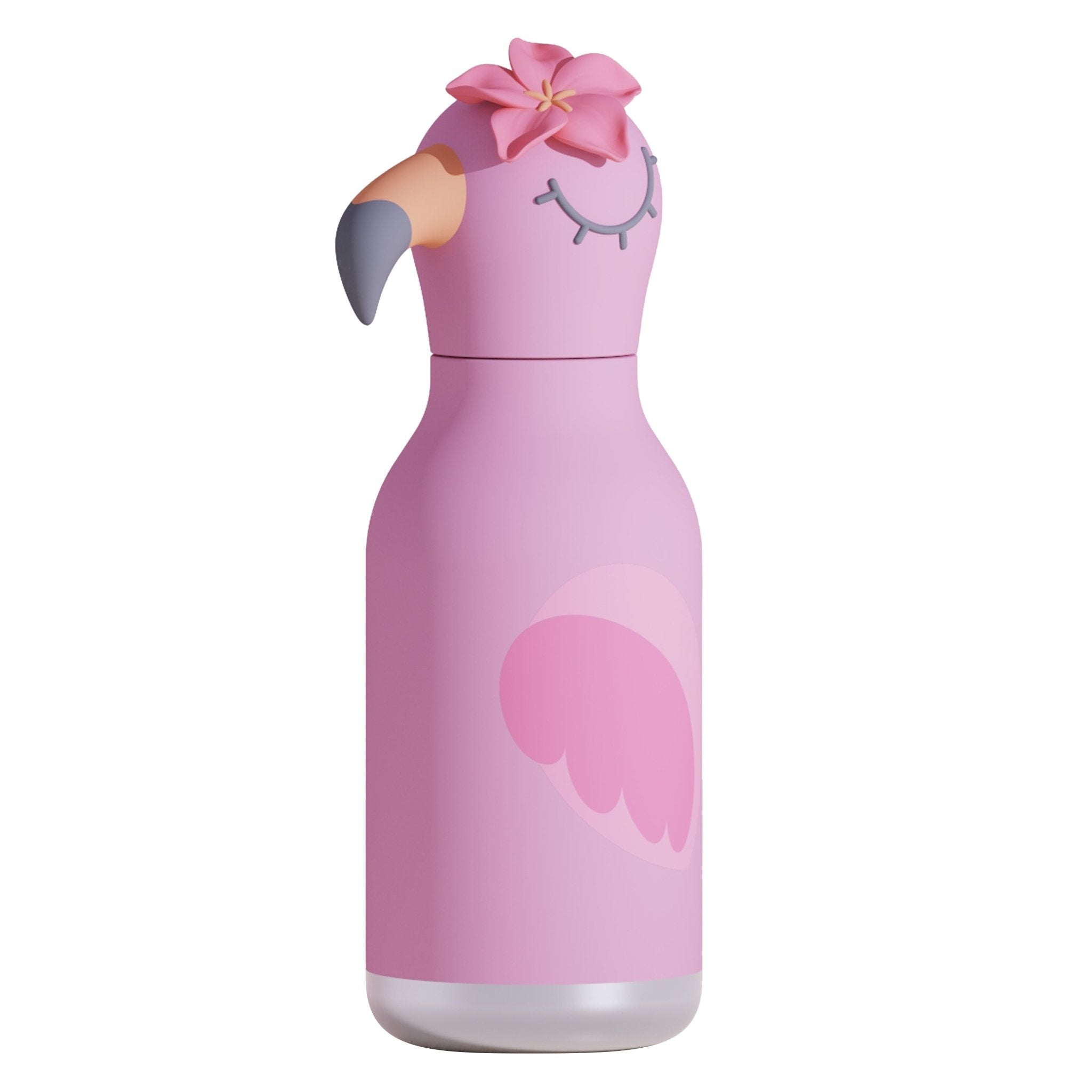 Asobu® Kindertrinkflasche BESTIE mit Strohhalm 460ml - FLAMINGO - Sir Henrys