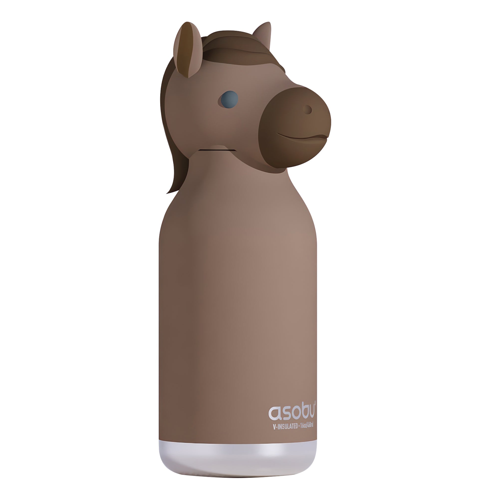 Asobu® Kindertrinkflasche BESTIE mit Strohhalm 460ml - PFERD - Sir Henrys