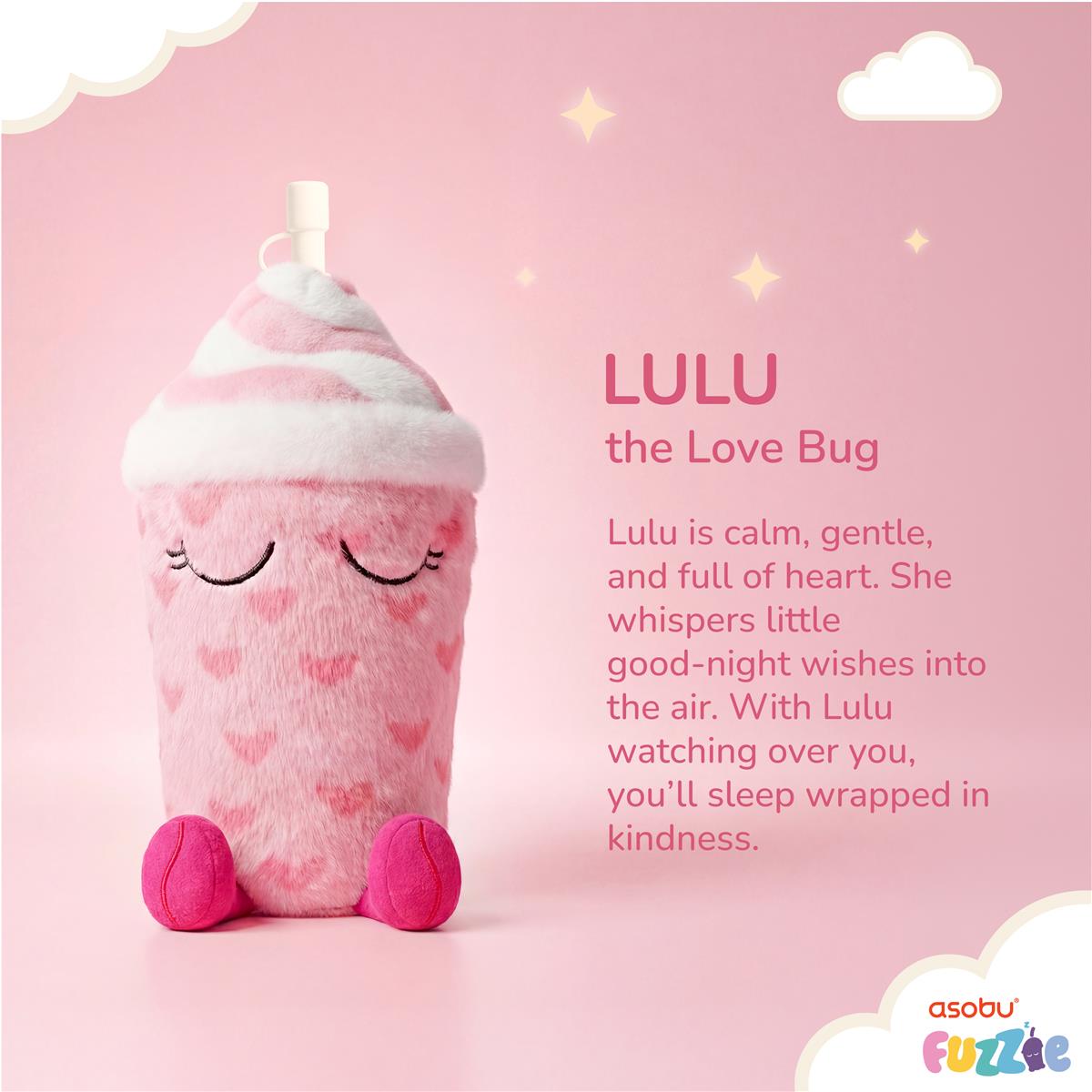 Asobu® Kindertrinkflasche LULU THE LOVE BUG FUZZIE 360ml - Sir Henrys