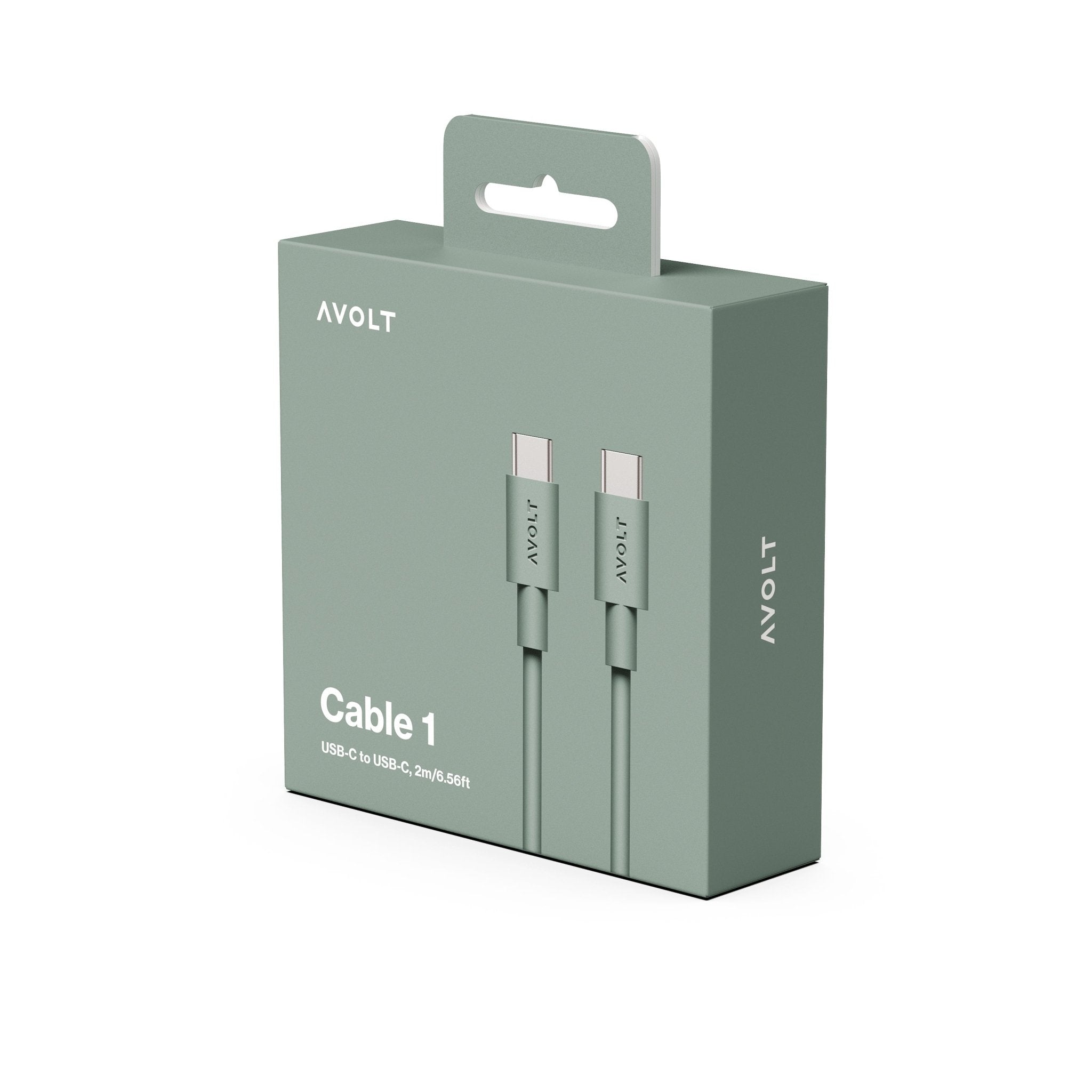 AVOLT USB - C Kabel 2m Oak Green - Sir Henrys
