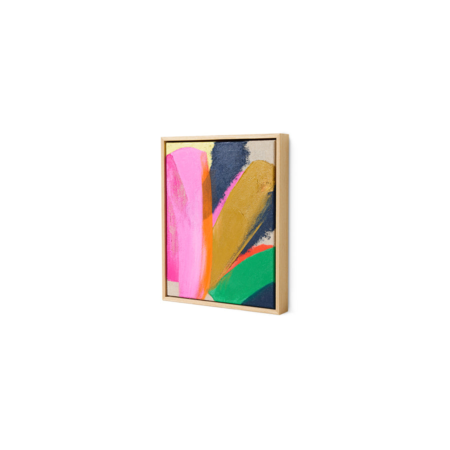 HKliving Bild BRIGHT LIGHTS bunt | 25x3,5x31cm