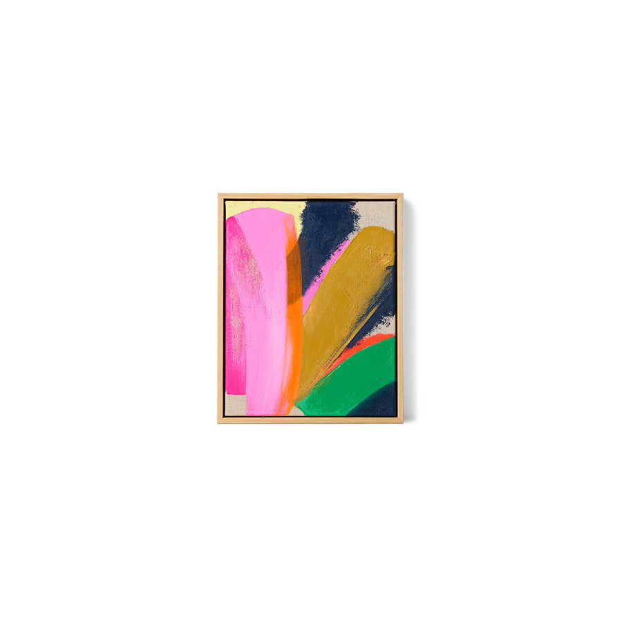 HKliving Bild BRIGHT LIGHTS bunt | 25x3,5x31cm