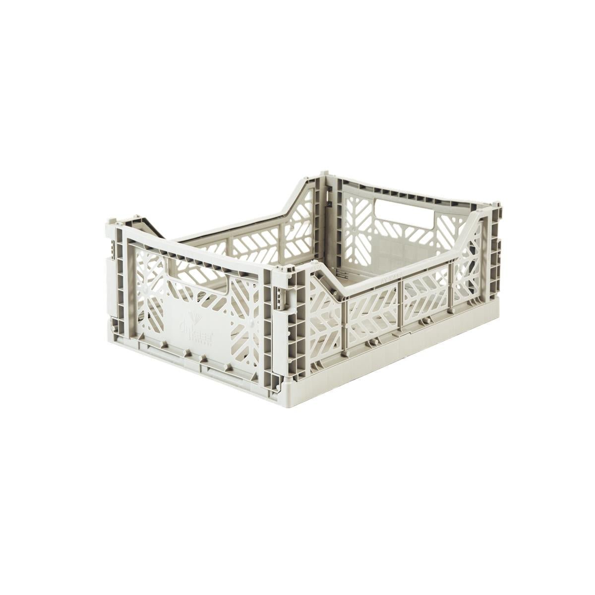 Aykasa Faltbox Klappbox LIGHT GREY hellgrau midi - Sir Henrys