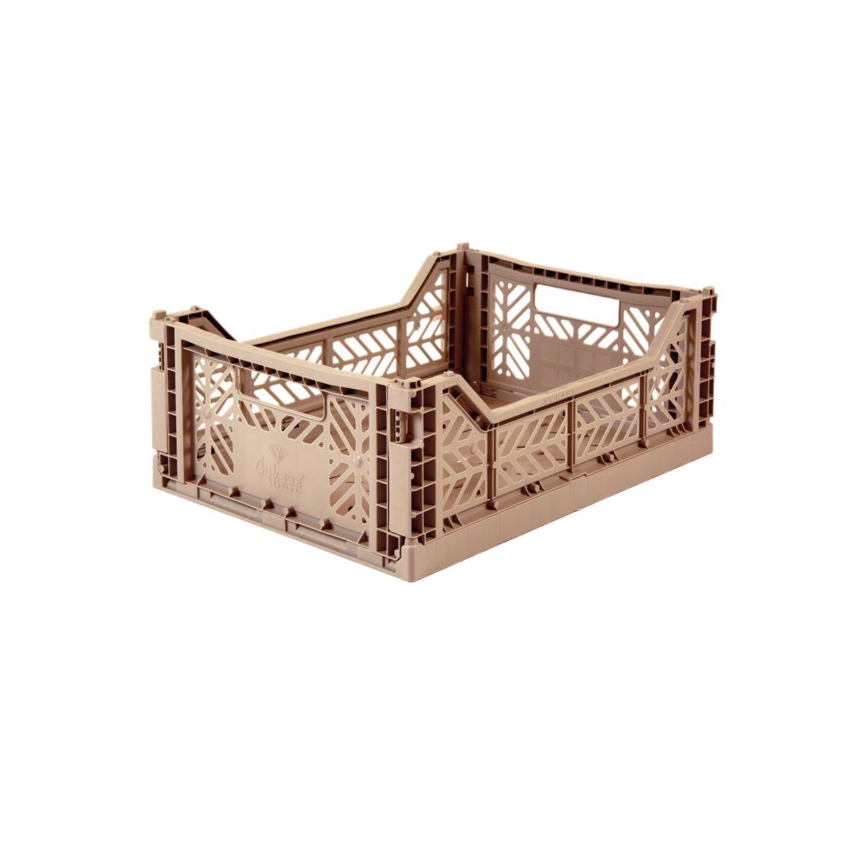 Aykasa Faltbox Klappbox WARM TAUPE hellbraun midi - Sir Henrys