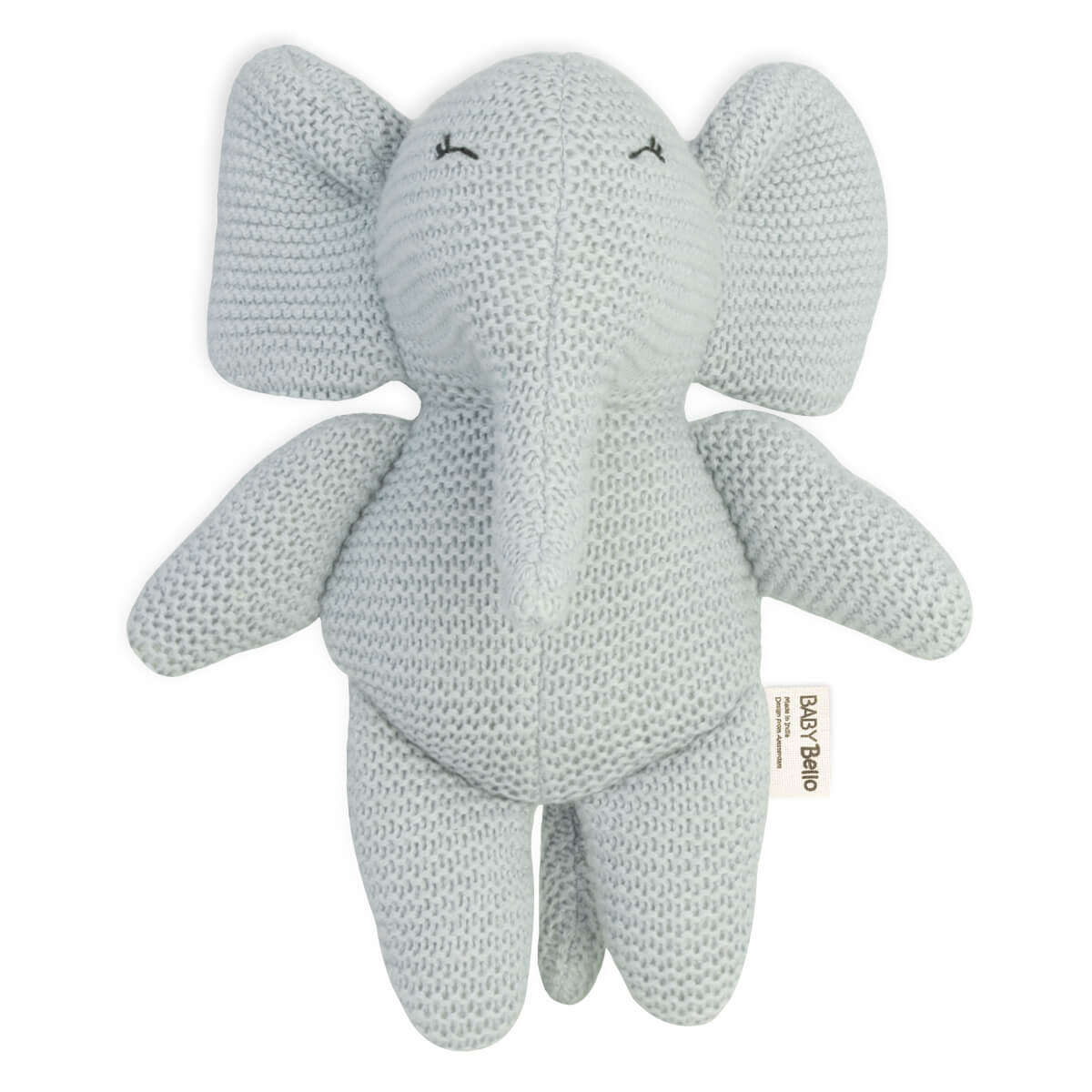Baby Bello Kuscheltier ELVY THE ELEPHANT grau | 18x14cm - Sir Henrys