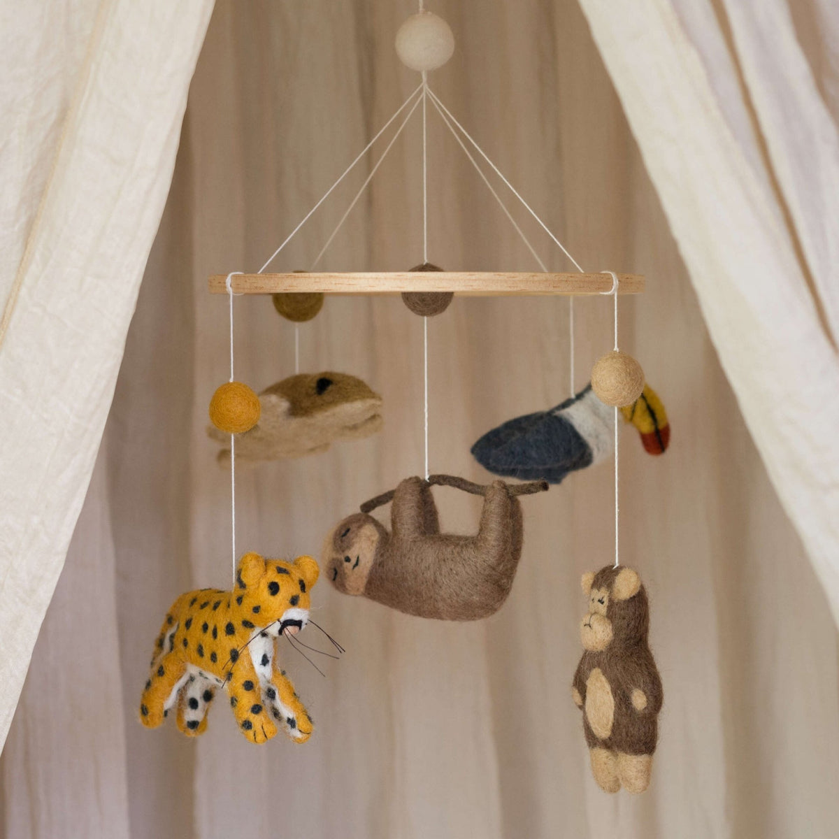 Baby Bello Mobile JUNGLE bunt | Ø 30cm - Sir Henrys
