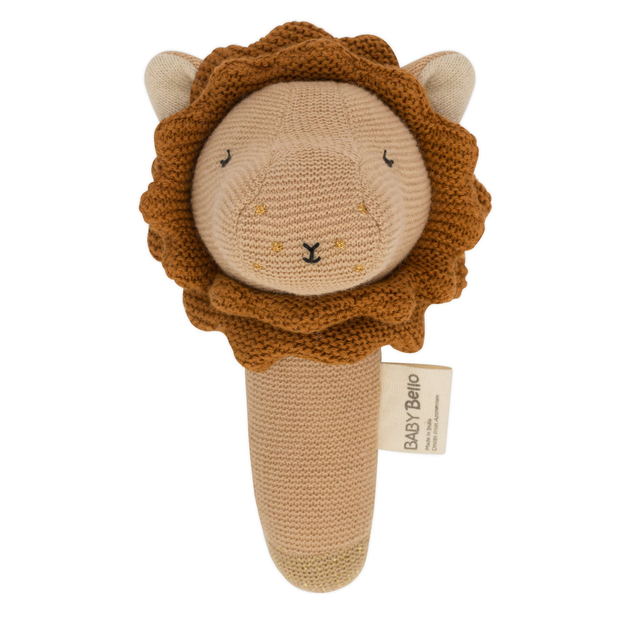 Baby Bello Rassel LEVY THE LION beige | 9x6x19cm - Sir Henrys