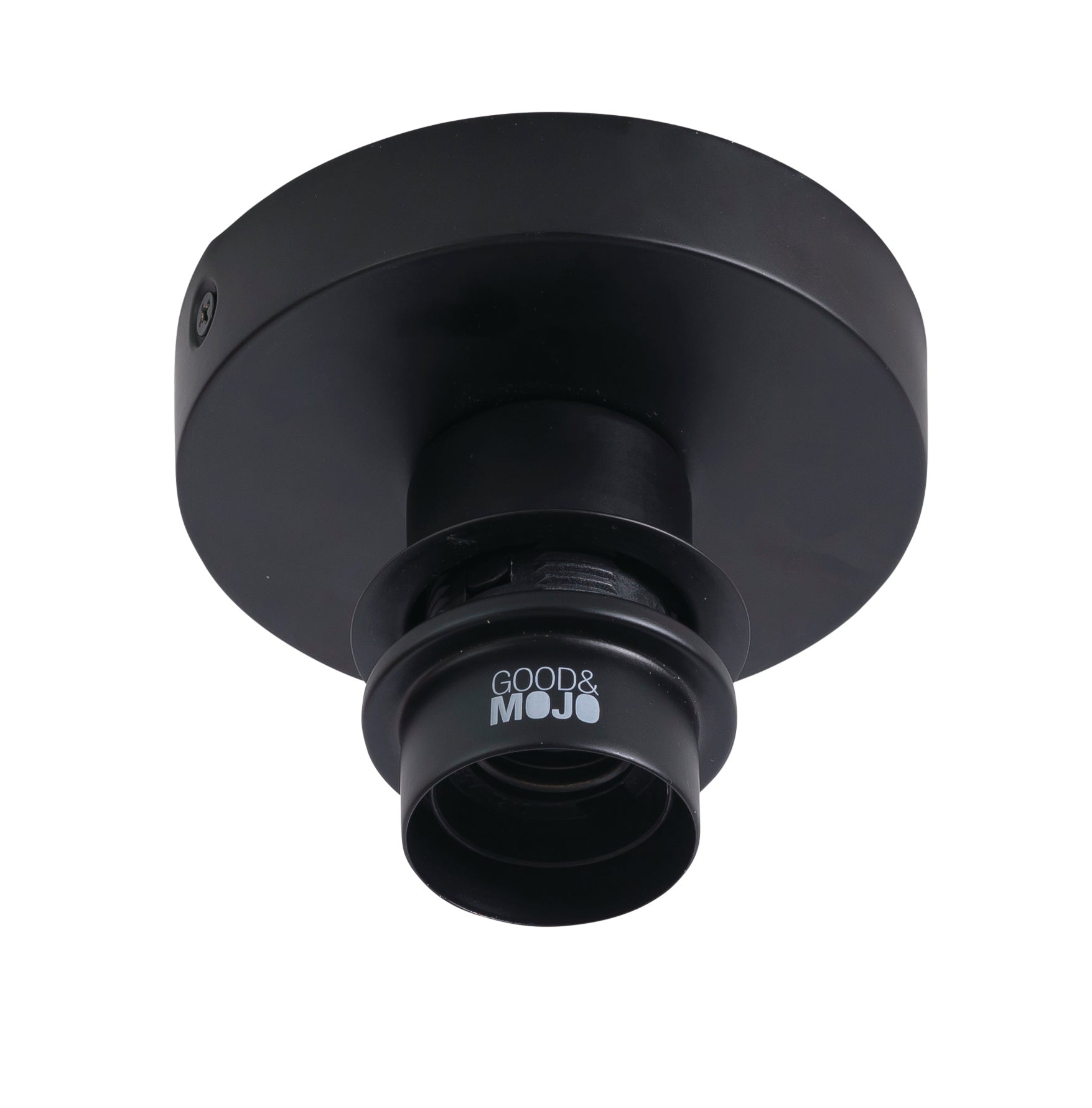 Good&Mojo Deckenlampe BALI natur schwarz | 44x44x15cm