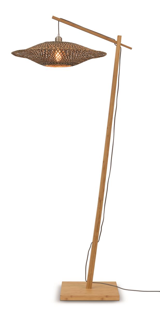 Good&Mojo Stehlampe BALI schwarz | 80x60x176cm