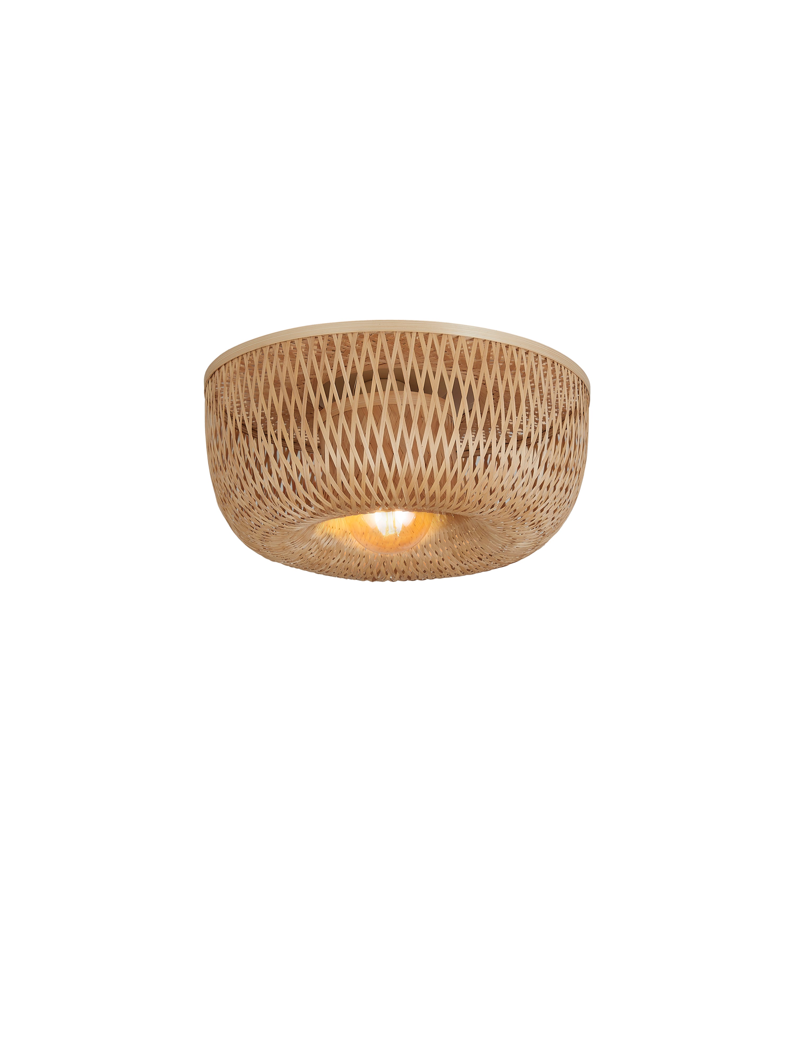 Good&Mojo Deckenlampe BARBADOS natur | 17x35x17cm