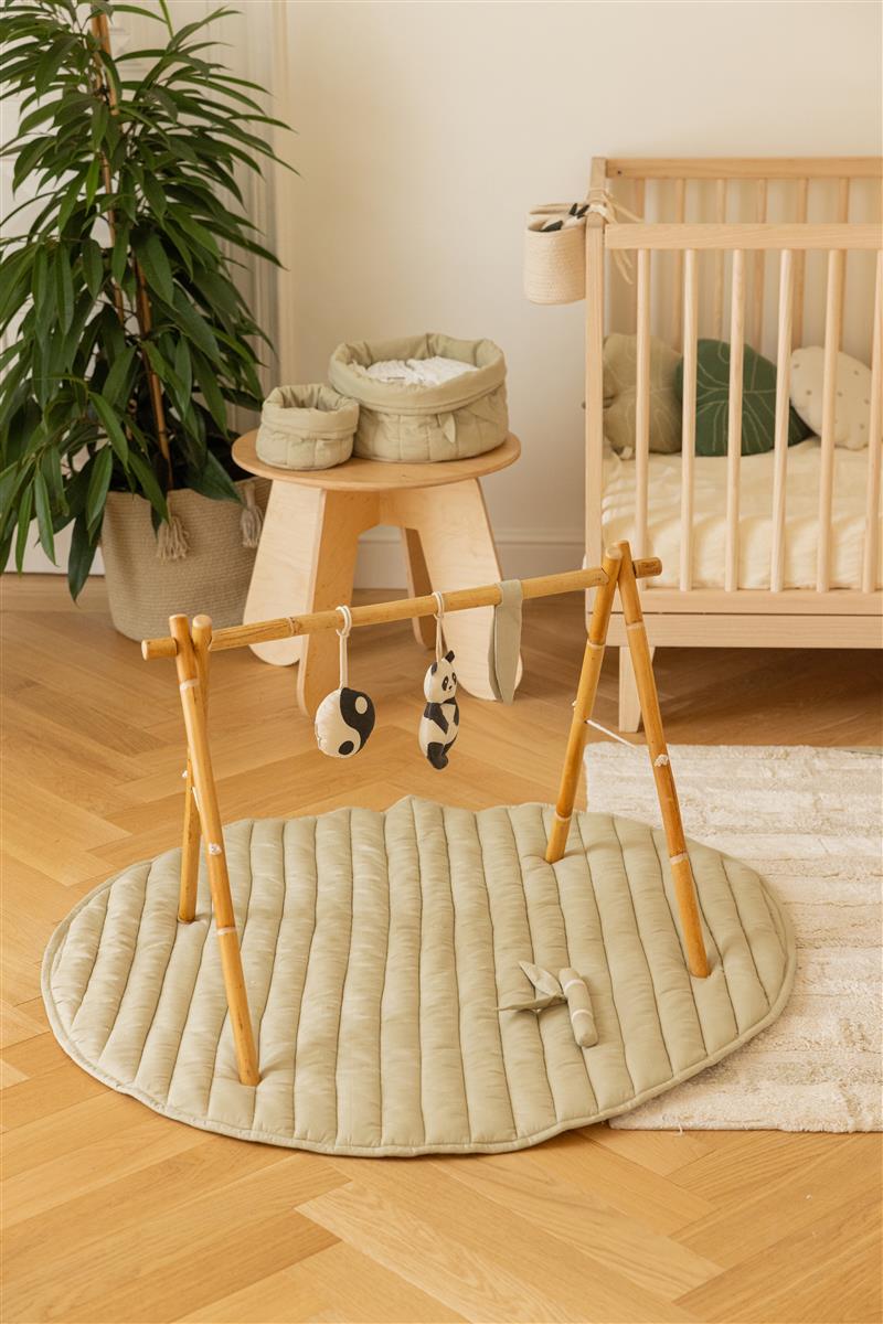 Lorena Canals Baby Spiematte Bamboo Leaf | 100x100cm