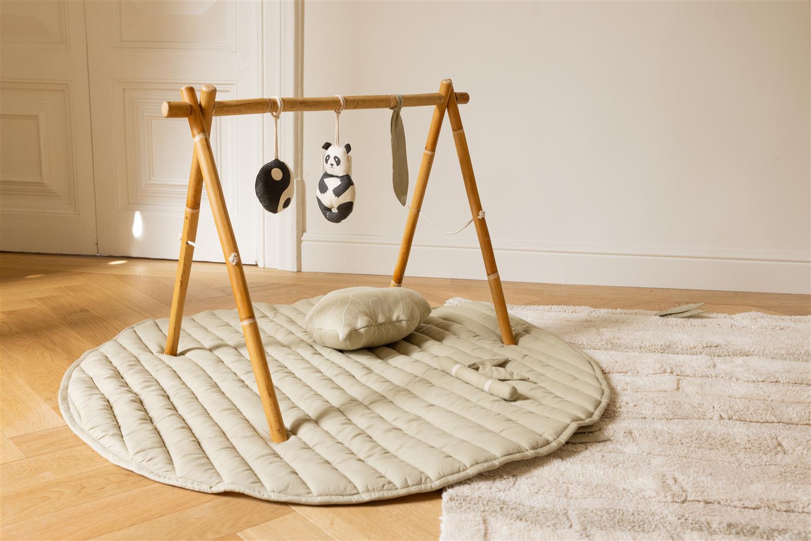 Lorena Canals Baby Spiematte Bamboo Leaf | 100x100cm