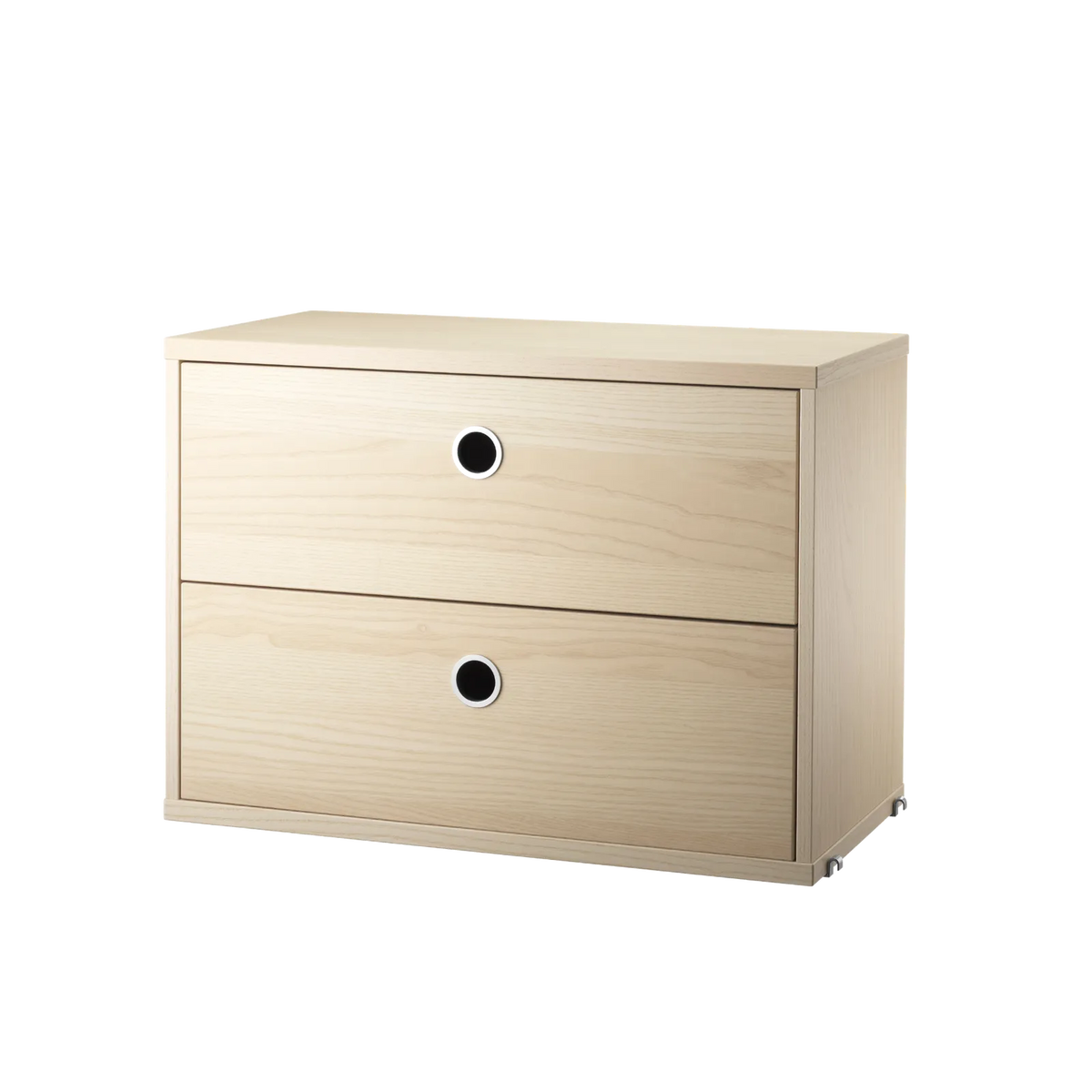 String Furniture Schubladenschrank B58 x T30 x H42, Esche