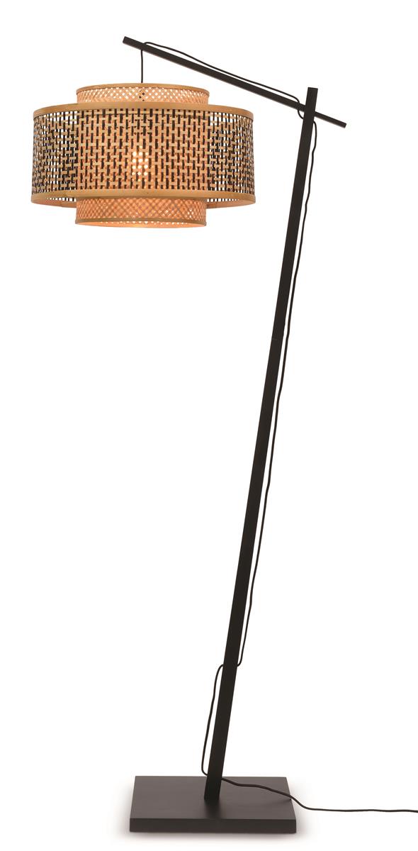 Good&Mojo Stehlampe BHUTAN schwarz | 75x30x176cm