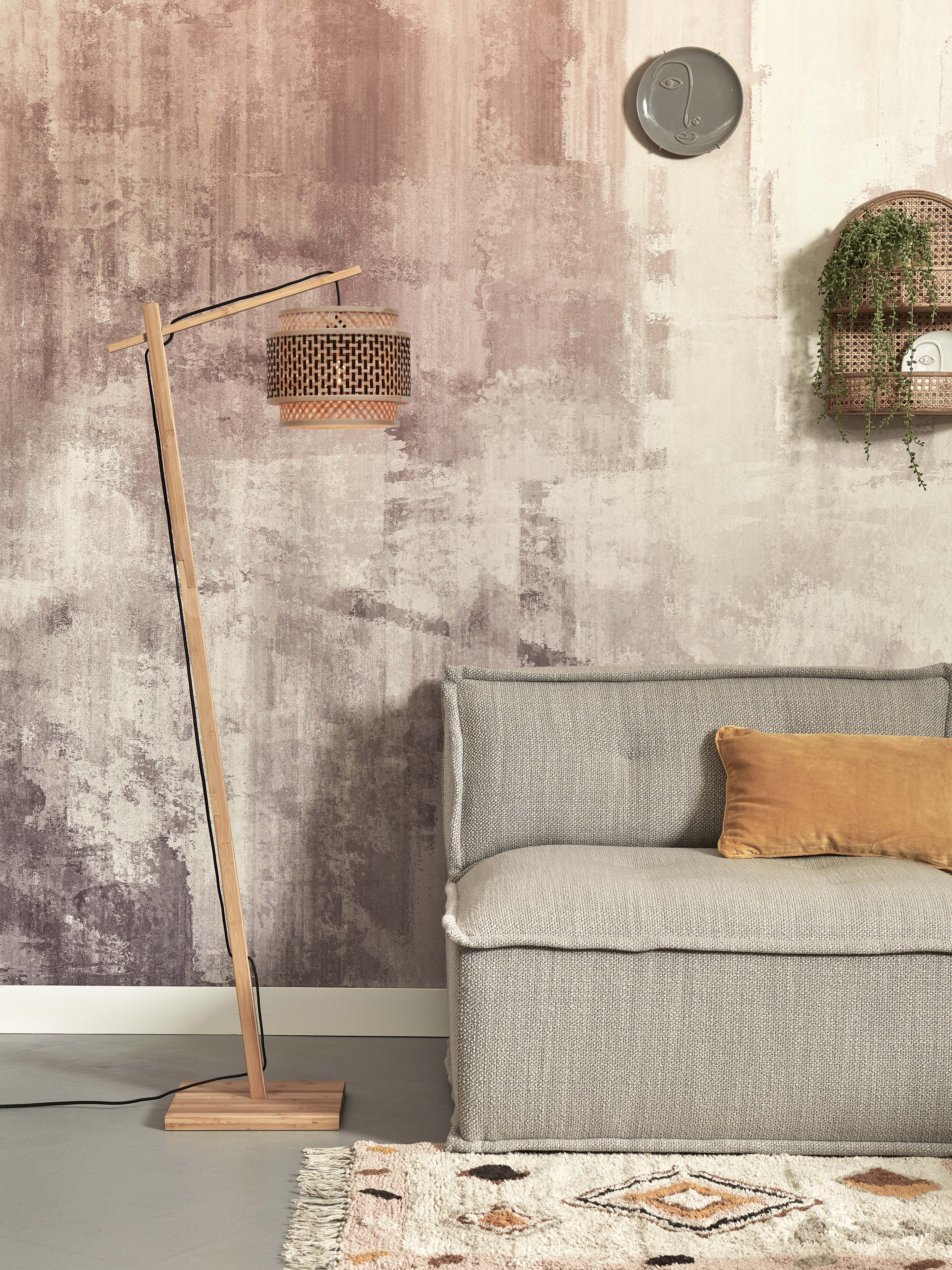Good&Mojo Stehlampe BHUTAN braun | 55x31x150cm