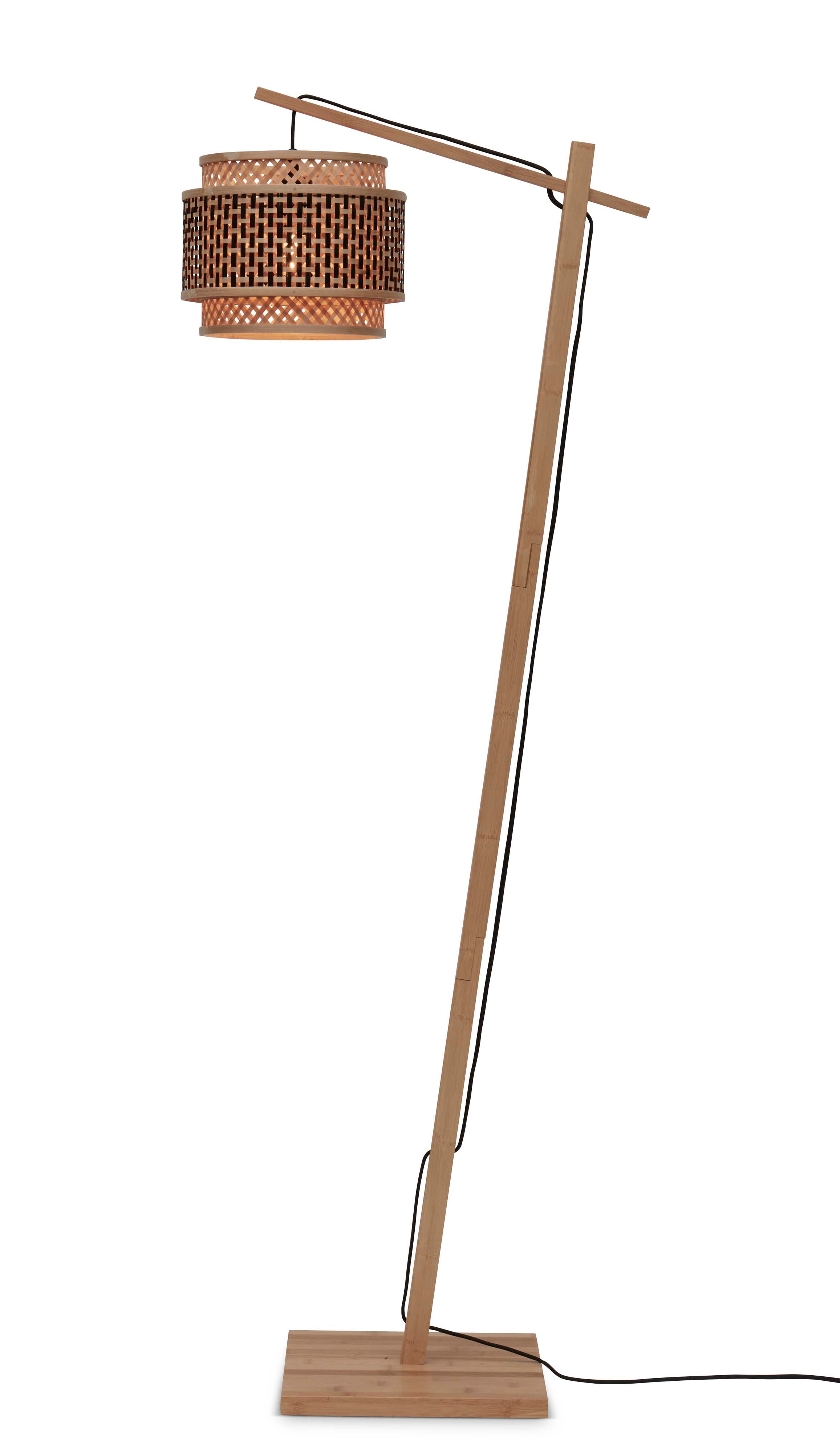 Good&Mojo Stehlampe BHUTAN braun | 55x31x150cm