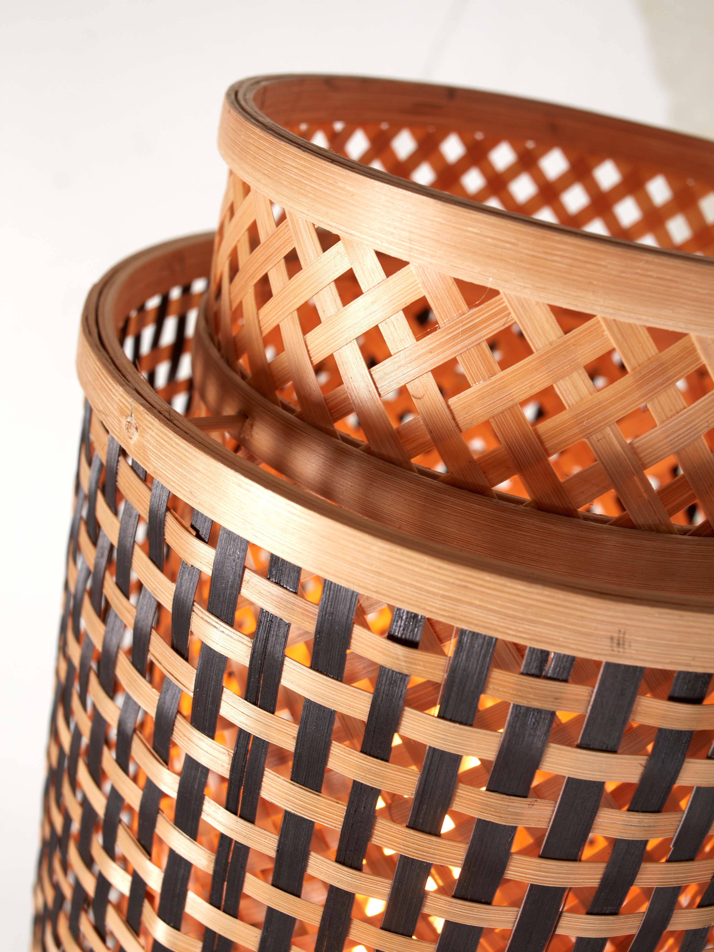 Good&Mojo Stehlampe BHUTAN braun | 20x20x135cm