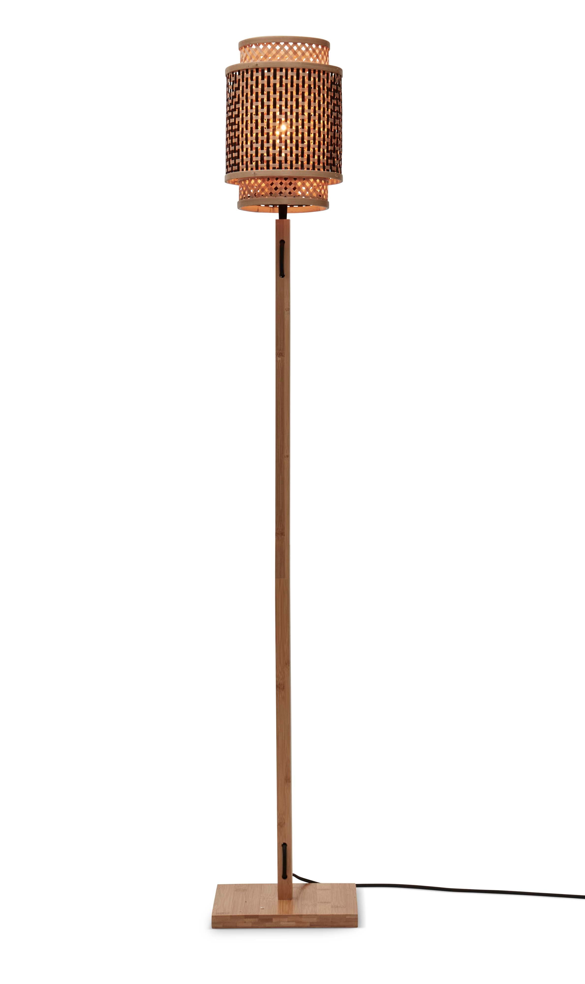 Good&Mojo Stehlampe BHUTAN braun | 20x20x135cm