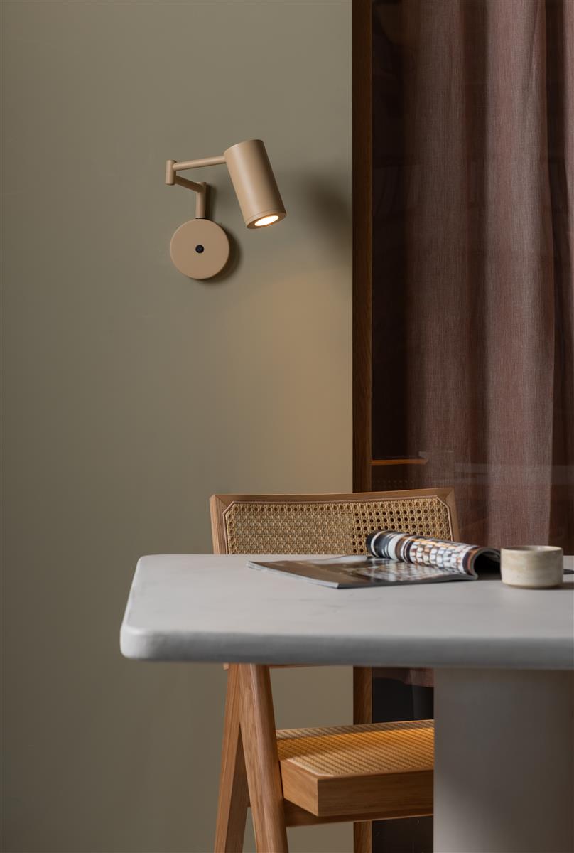 It's about RoMi Wandleuchte BILBAO beige | 33x12x27cm