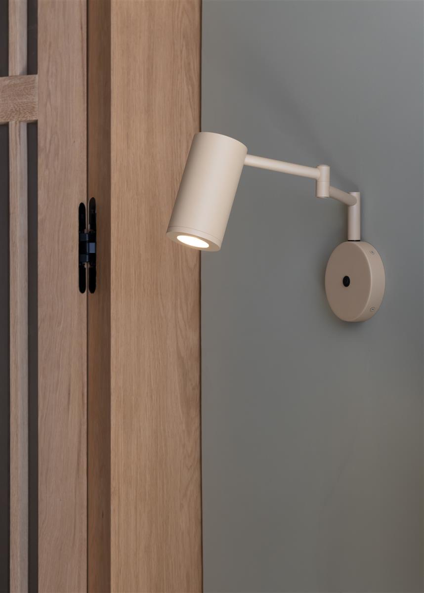 It's about RoMi Wandleuchte BILBAO beige | 33x12x27cm