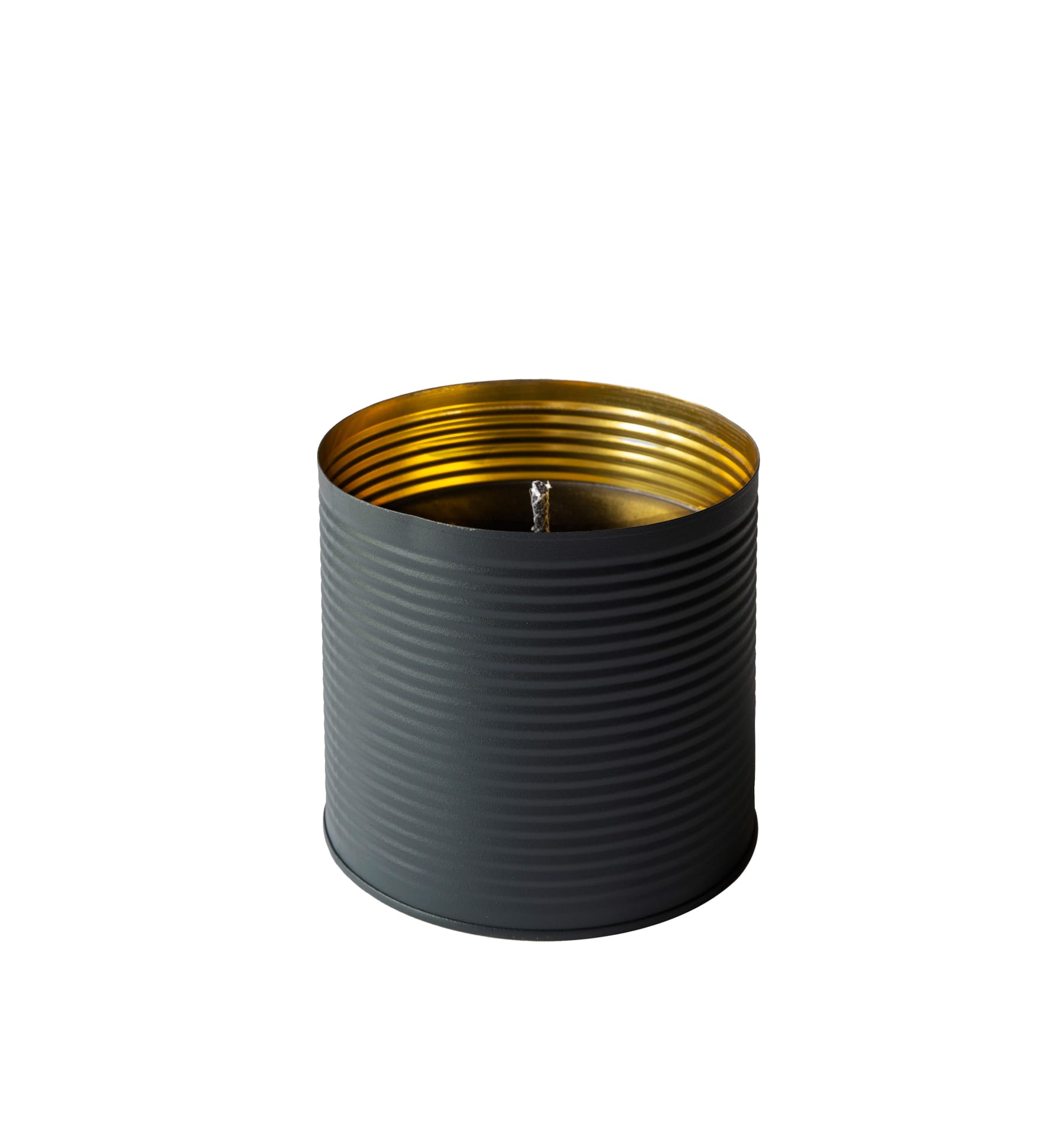 Living by Heart Outdoor Candle Kerze BLACK matt | Ø 10x15cm