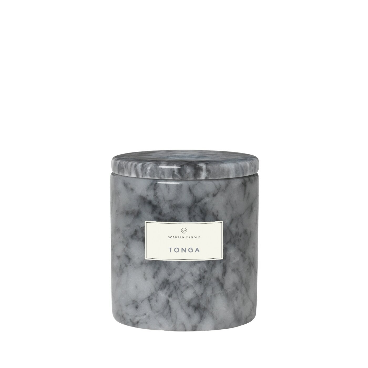 Blomus Duftkerze FRABLE sharkskin grau | Ø 10x11cm - Sir Henrys