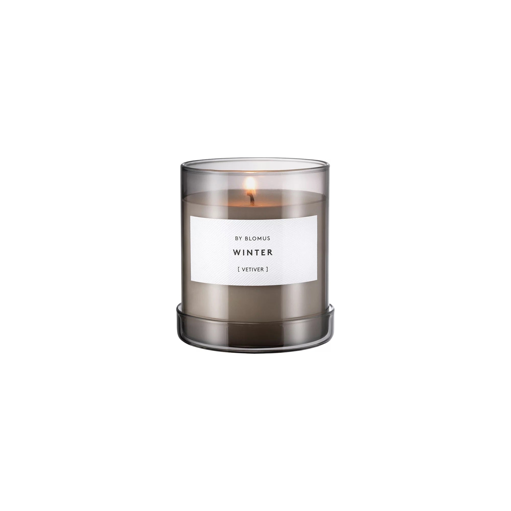 Blomus Duftkerze VALOA WINTER L grau | 9,5x9,5 cm - Sir Henrys