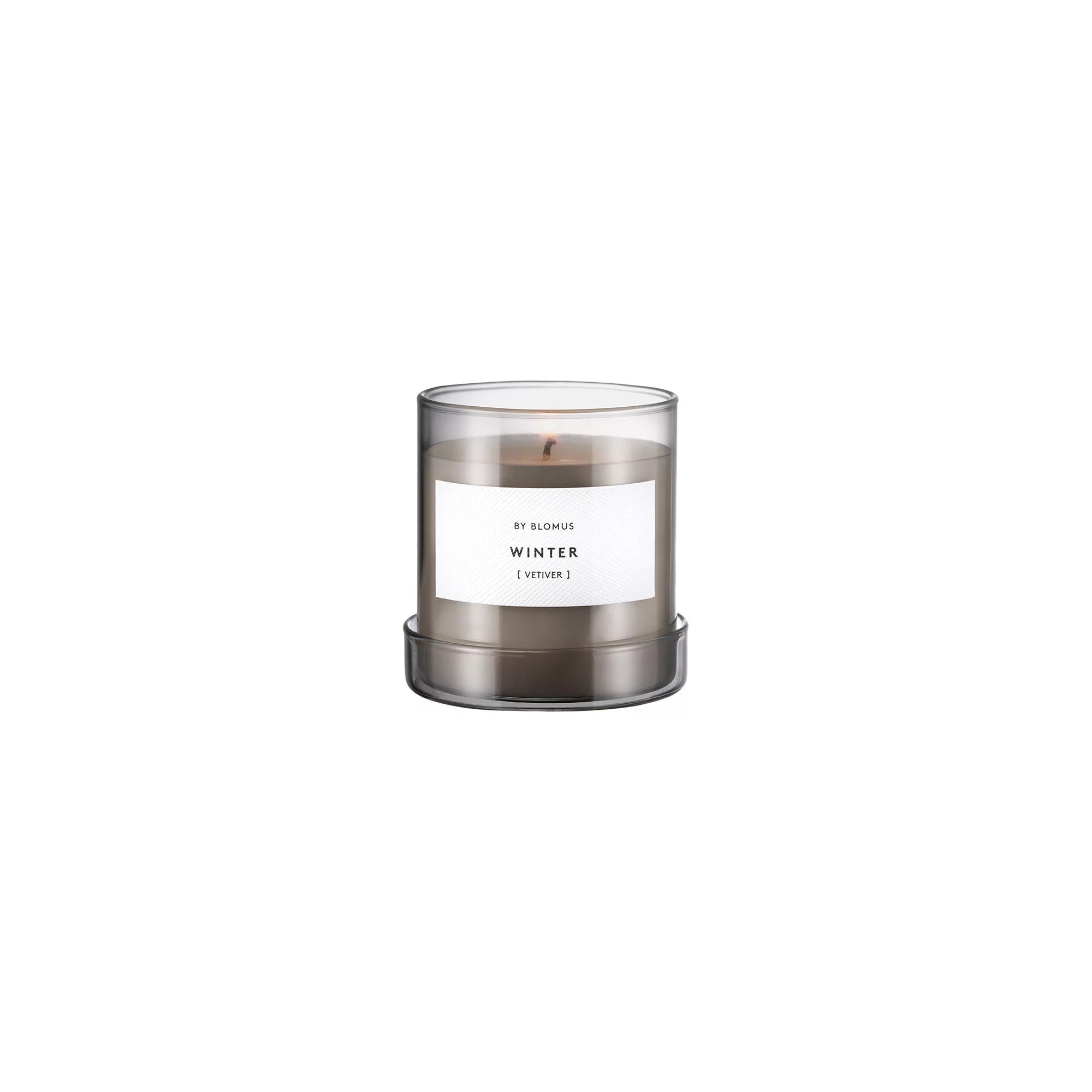 Blomus Duftkerze VALOA WINTER S grau | 7,5x7,5 cm - Sir Henrys