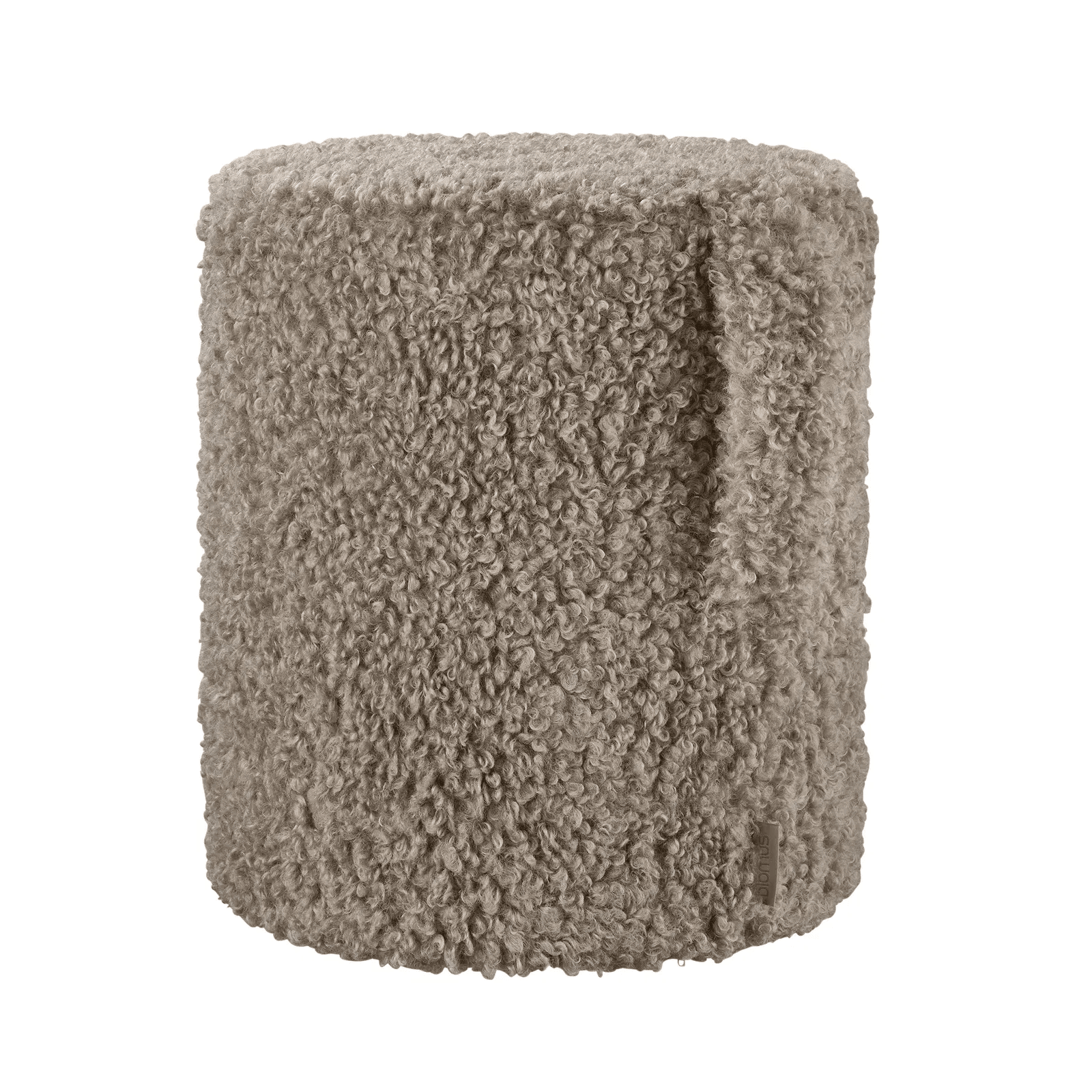 Blomus Hocker TEDDY fungi hellbraun | Ø 35x40 cm - Sir Henrys