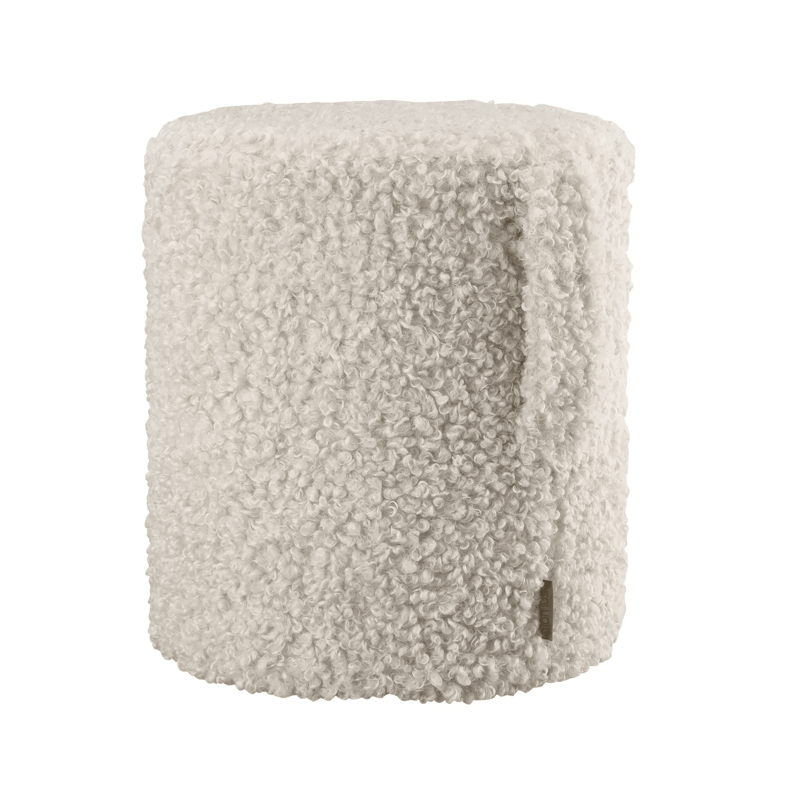 Blomus Hocker TEDDY moonbeam creme | Ø 35x40 cm - Sir Henrys