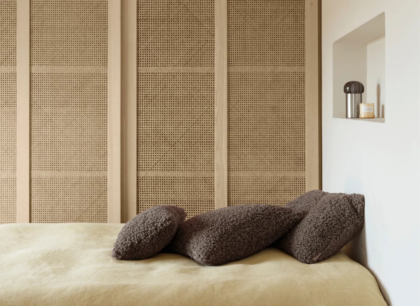 Blomus Kissenhülle TEDDY espresso braun | 50X50 cm - Sir Henrys