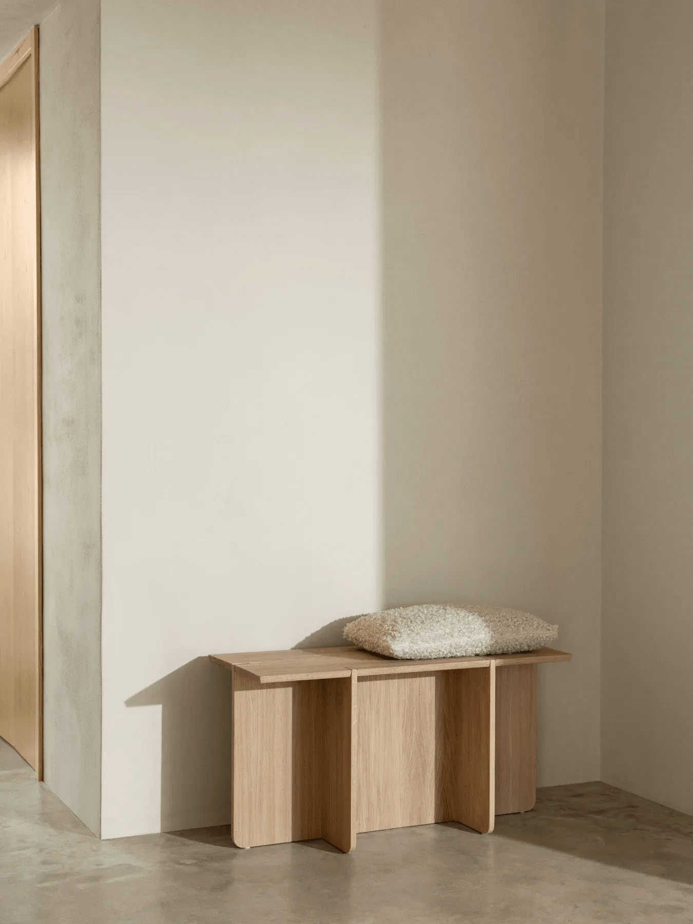 Blomus Kissenhülle TEDDY moonbeam creme | 30x50cm - Sir Henrys