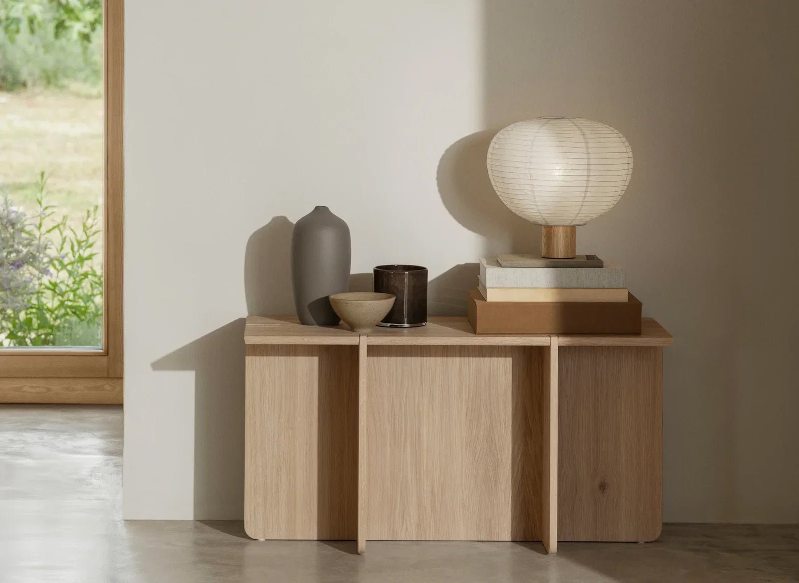 Blomus Reispapier Tischlampe KAMI S | Ø32x16cm - Sir Henrys