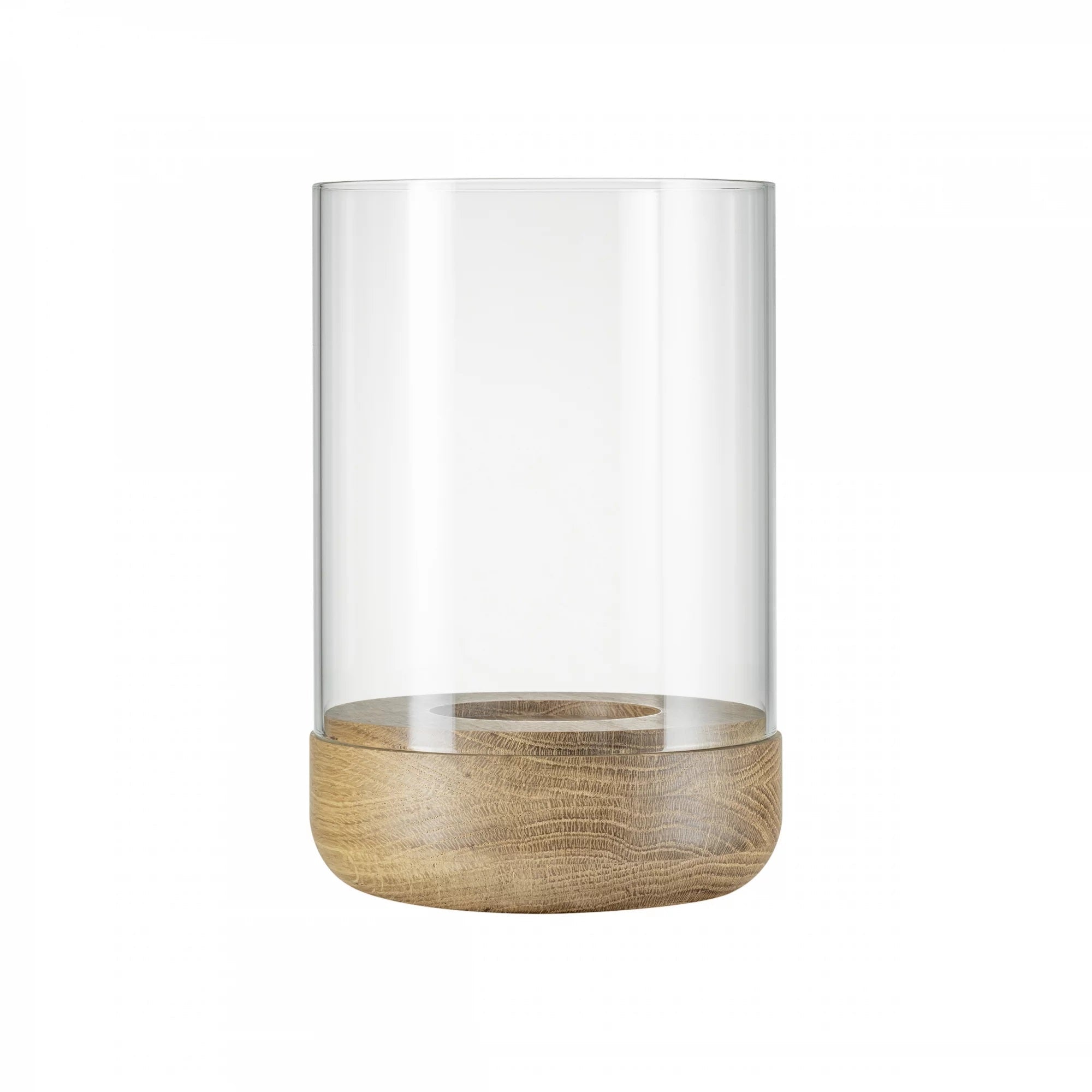 Blomus Windlicht LANTO L oak natur | Ø15x22,5cm - Sir Henrys